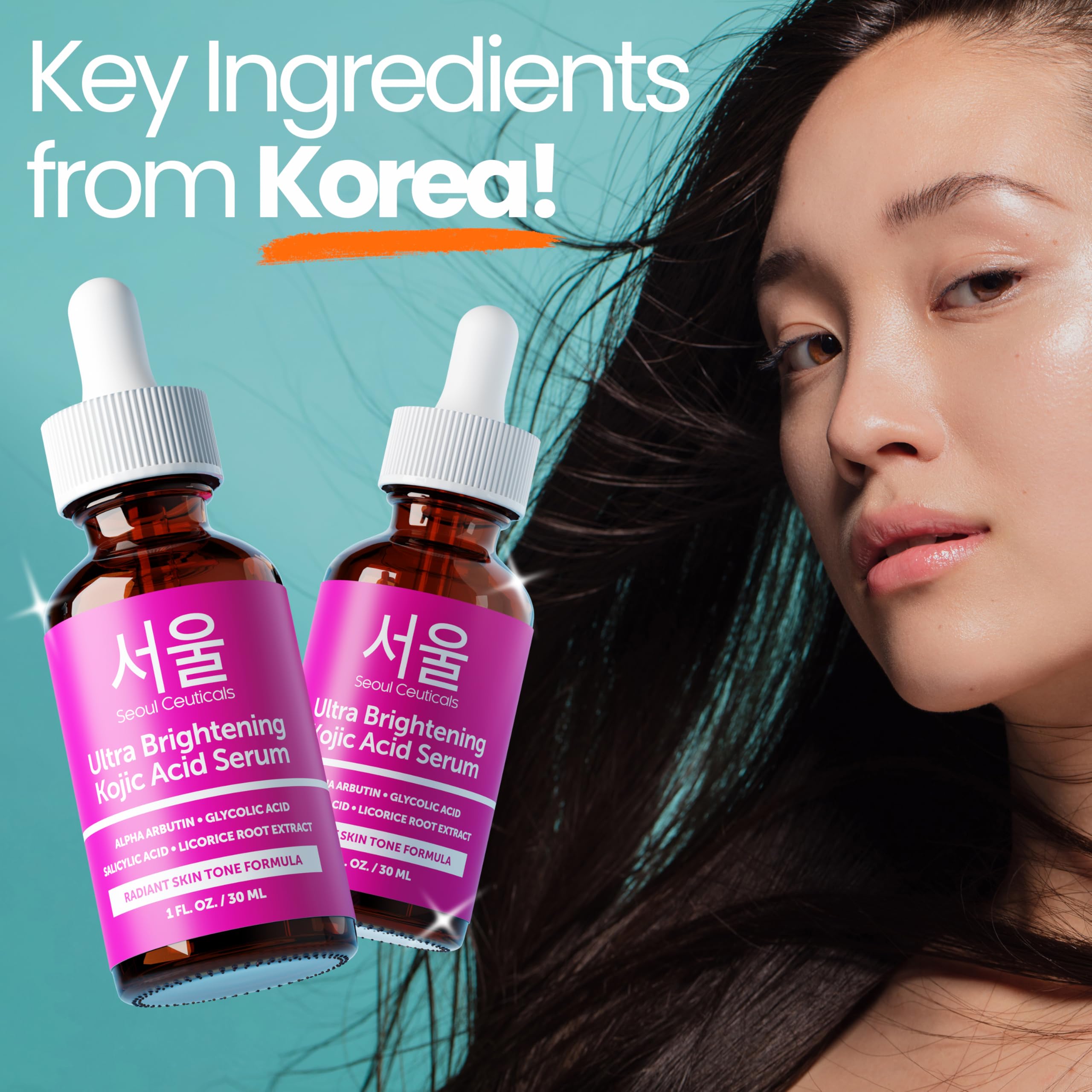 SeoulCeuticals Korean Skin Care Kojic Acid Serum Dark Spot - SeoulCeuticals