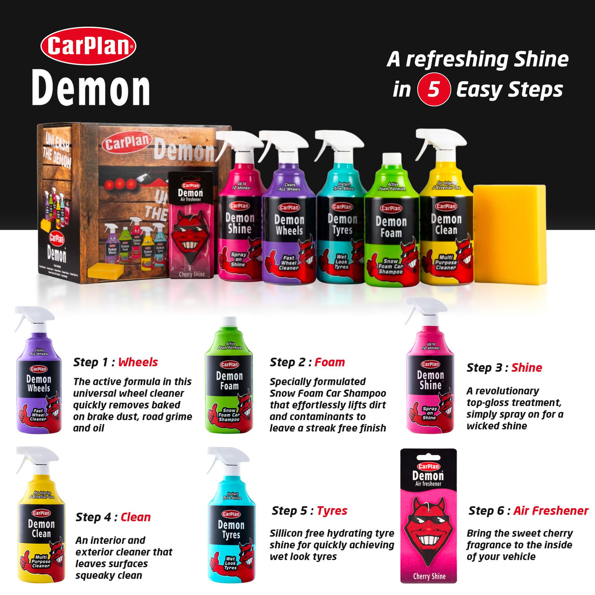 CarPlan Demon Car Wash Kit - CarPlan Official Imagery - 4