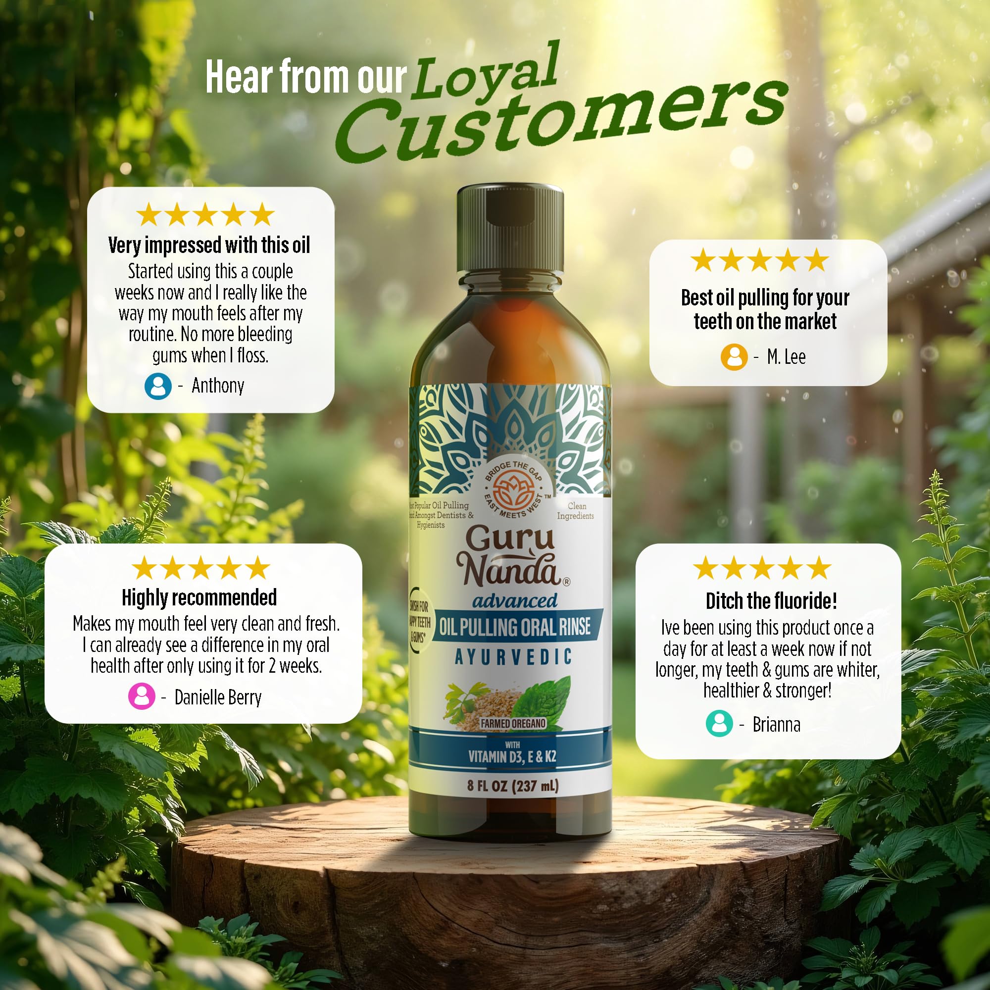 GuruNanda Advanced Oil Pulling Mouthwash with Oregano Oil & Sesame Oil - View 8