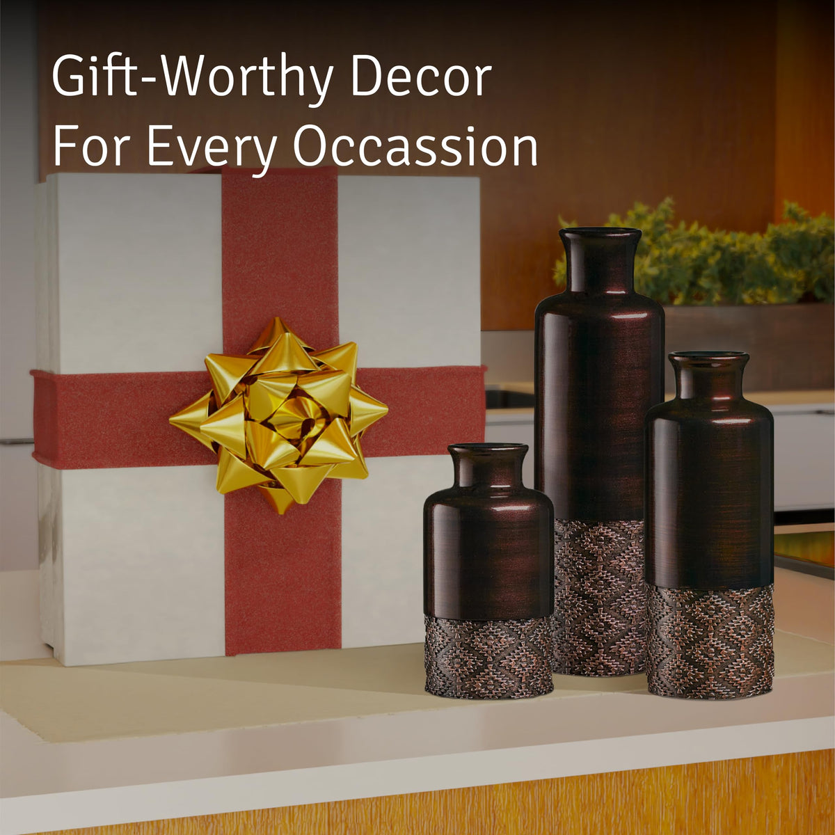 Creative Scents Dublin Brown Vases - Creative Scents Official Imagery - 5