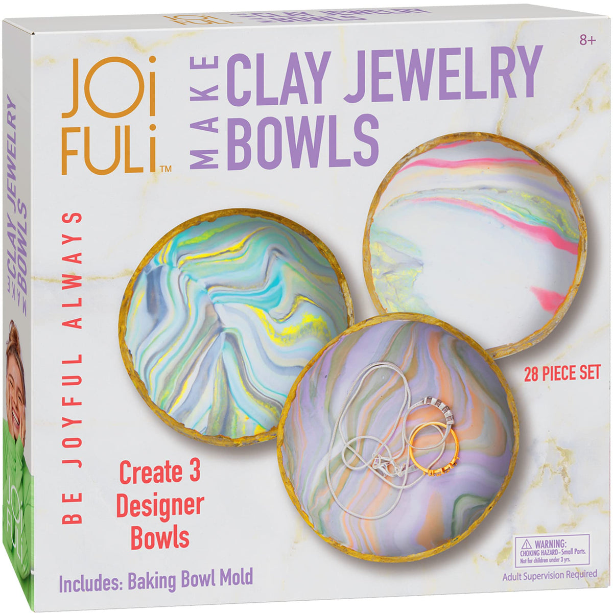 JOiFULi Make Your Own Clay Jewelry Bowls Arts and Crafts Kit - JOiFULi Official Imagery - 1