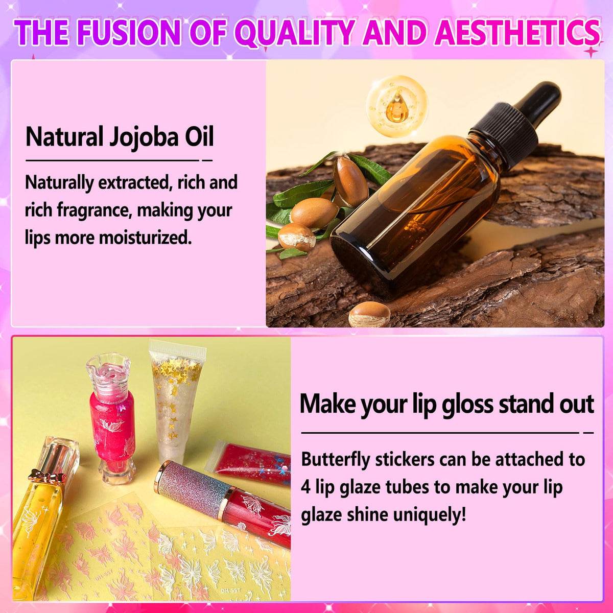 Jcoos Lip Gloss Making Kit Lip Gloss Set for Teens Tweens - Jcoos Official Imagery - 8