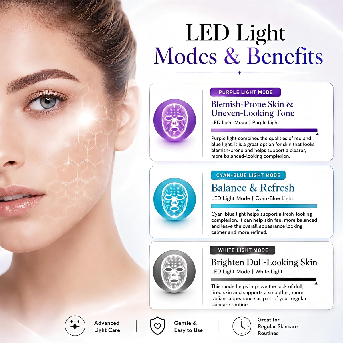Led Red Light Therapy Mask for Face - Nameiec Official Imagery - 3