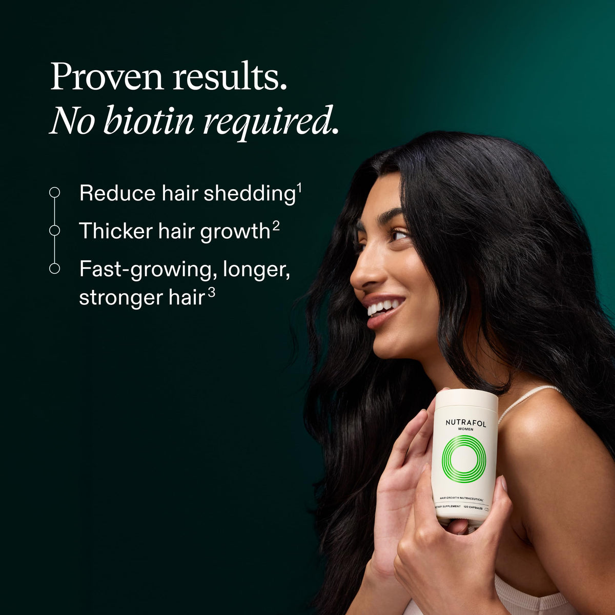 Nutrafol Women Hair Growth Supplements Ages 18 44 1 Month - Premium Selection Official Imagery - 6