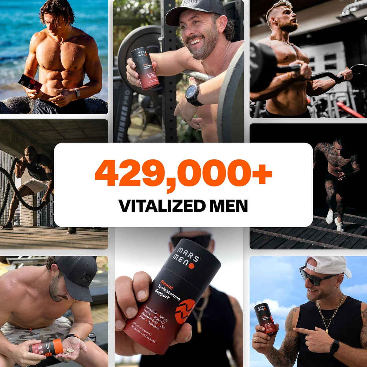 Testosterone Booster for Men - MARS MEN Official Imagery - 6