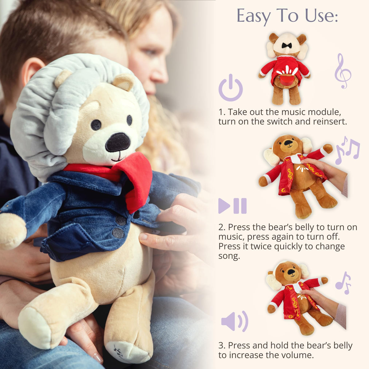 Ludwig Van Beethoven Virtuoso Bear Plays 40 Mins of - Vosego Official Imagery - 7