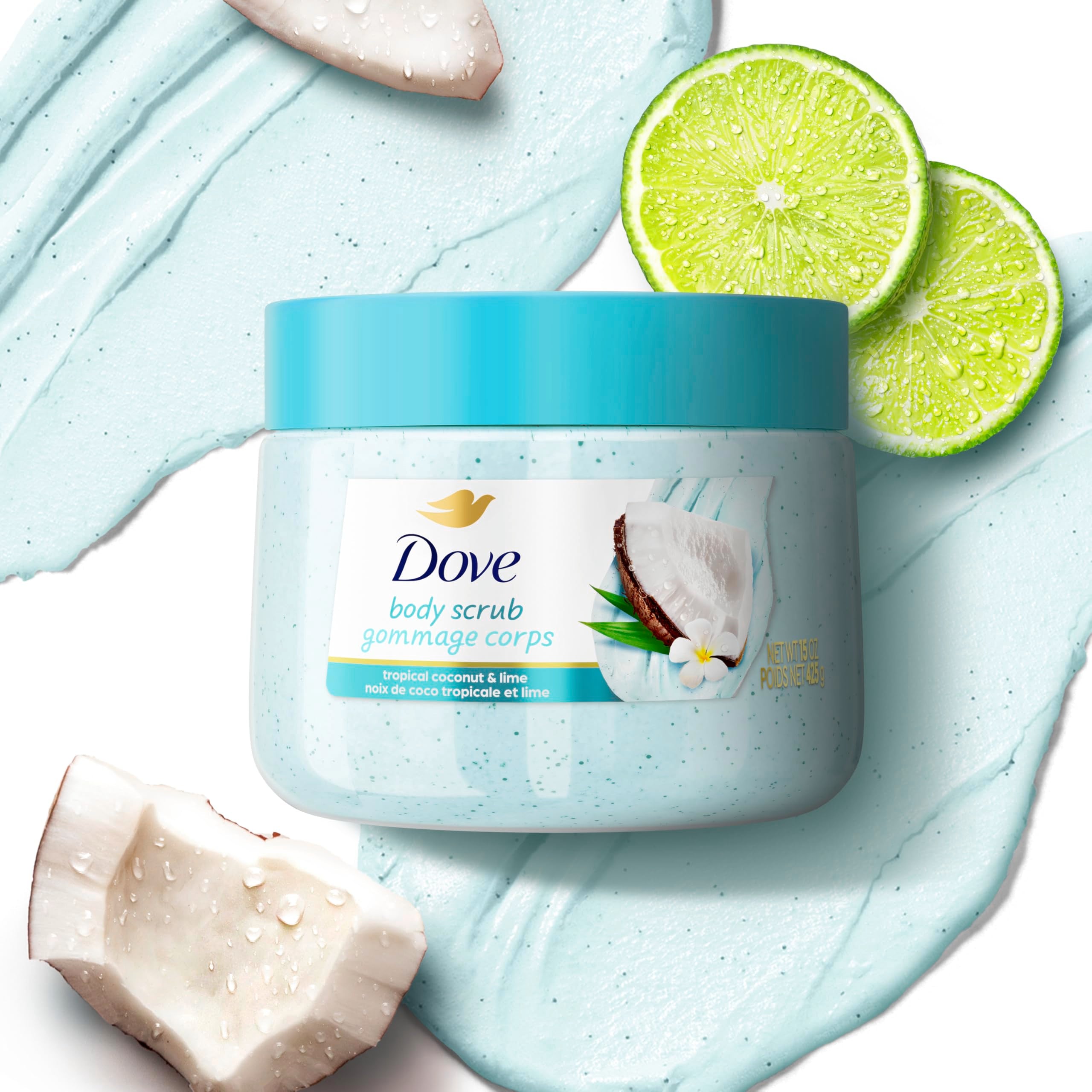 Elefair Tech Dove Body Scrub - Coconut & Lime & pH Balanced Whipped T - Elefair Tech Official Product View 7