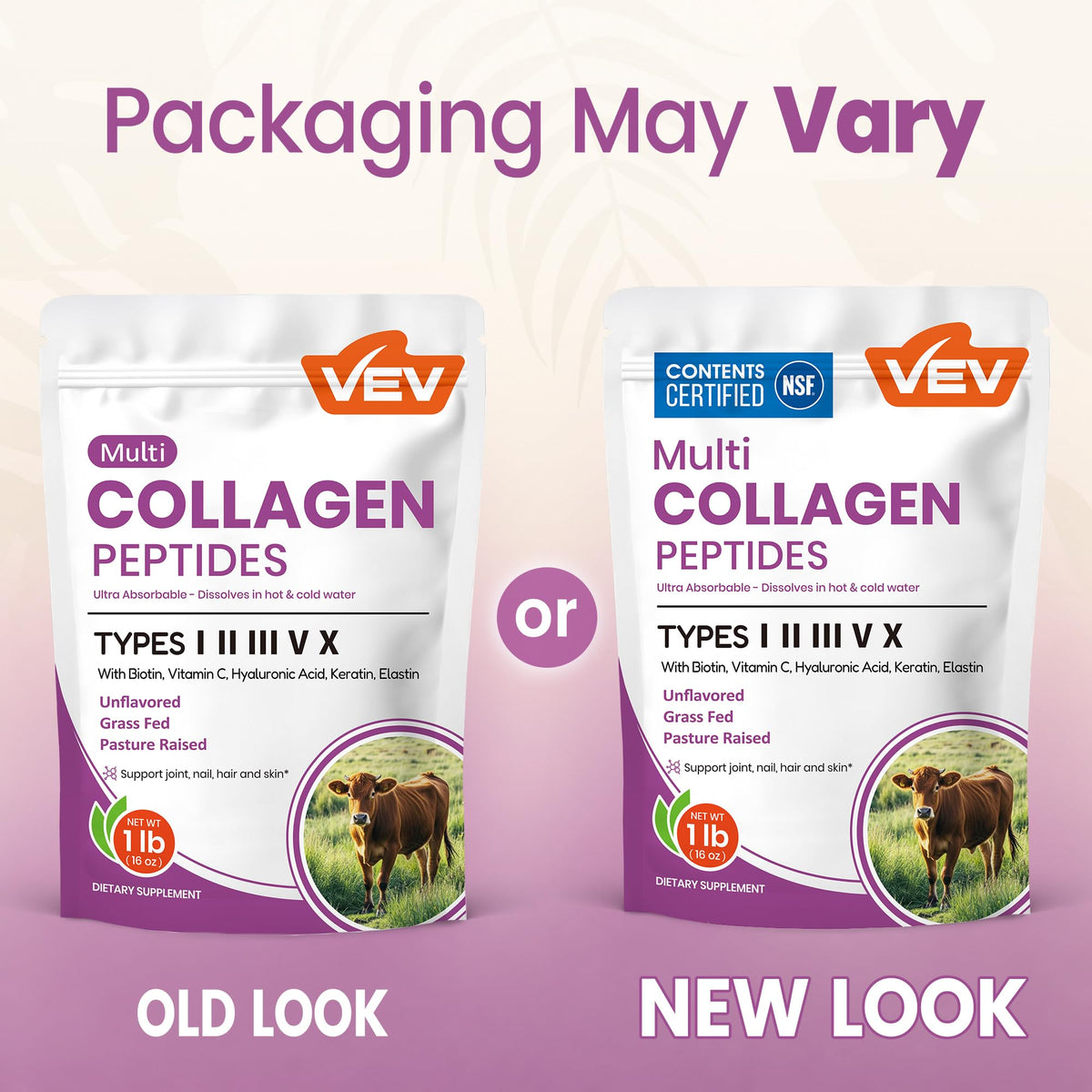 VEV Multi Collagen Peptides Powder Types I II III V X 41 - VEV Official Imagery - 4