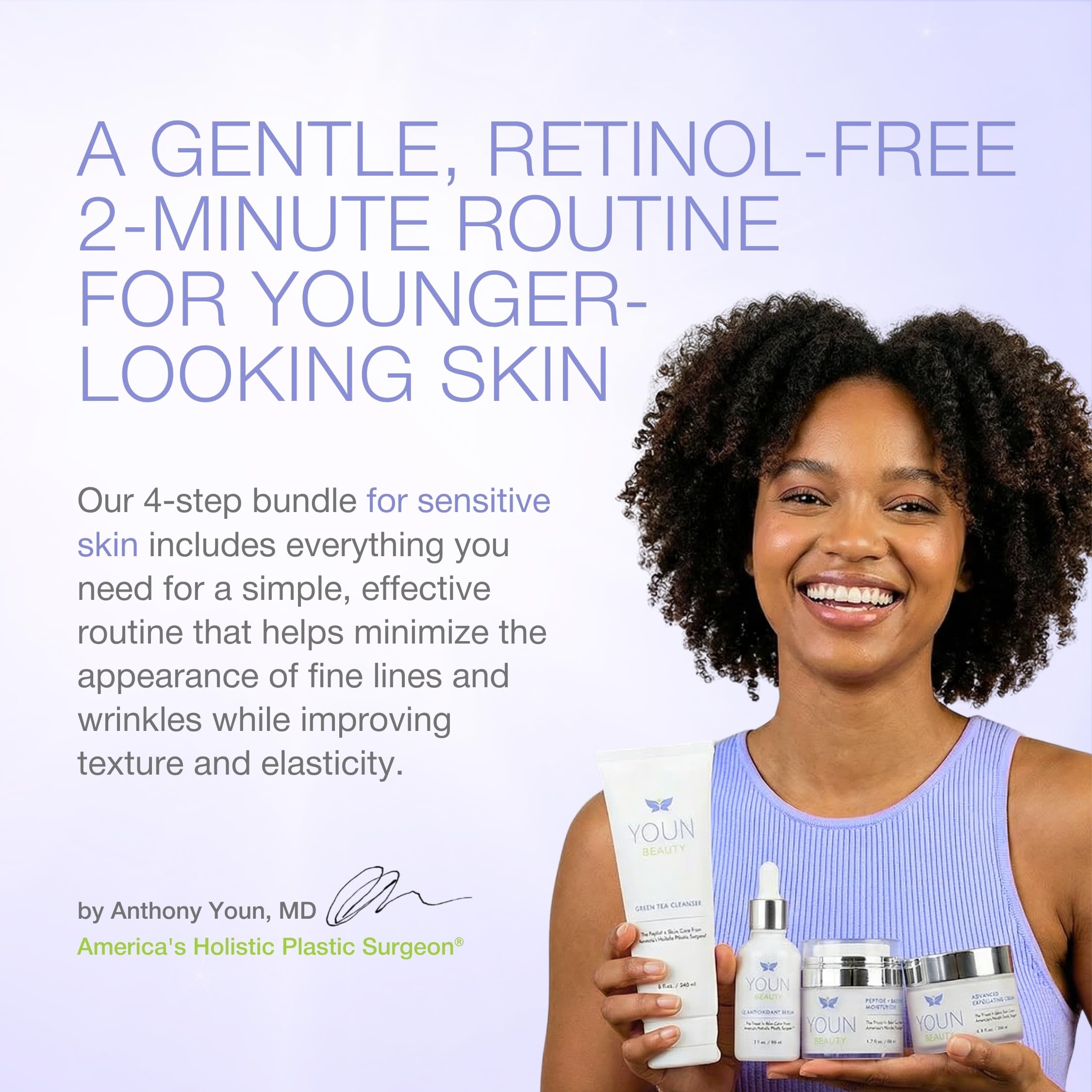 YOUN Beauty 2 Minutes 5 Years Younger Skin Care System for - YOUN Beauty