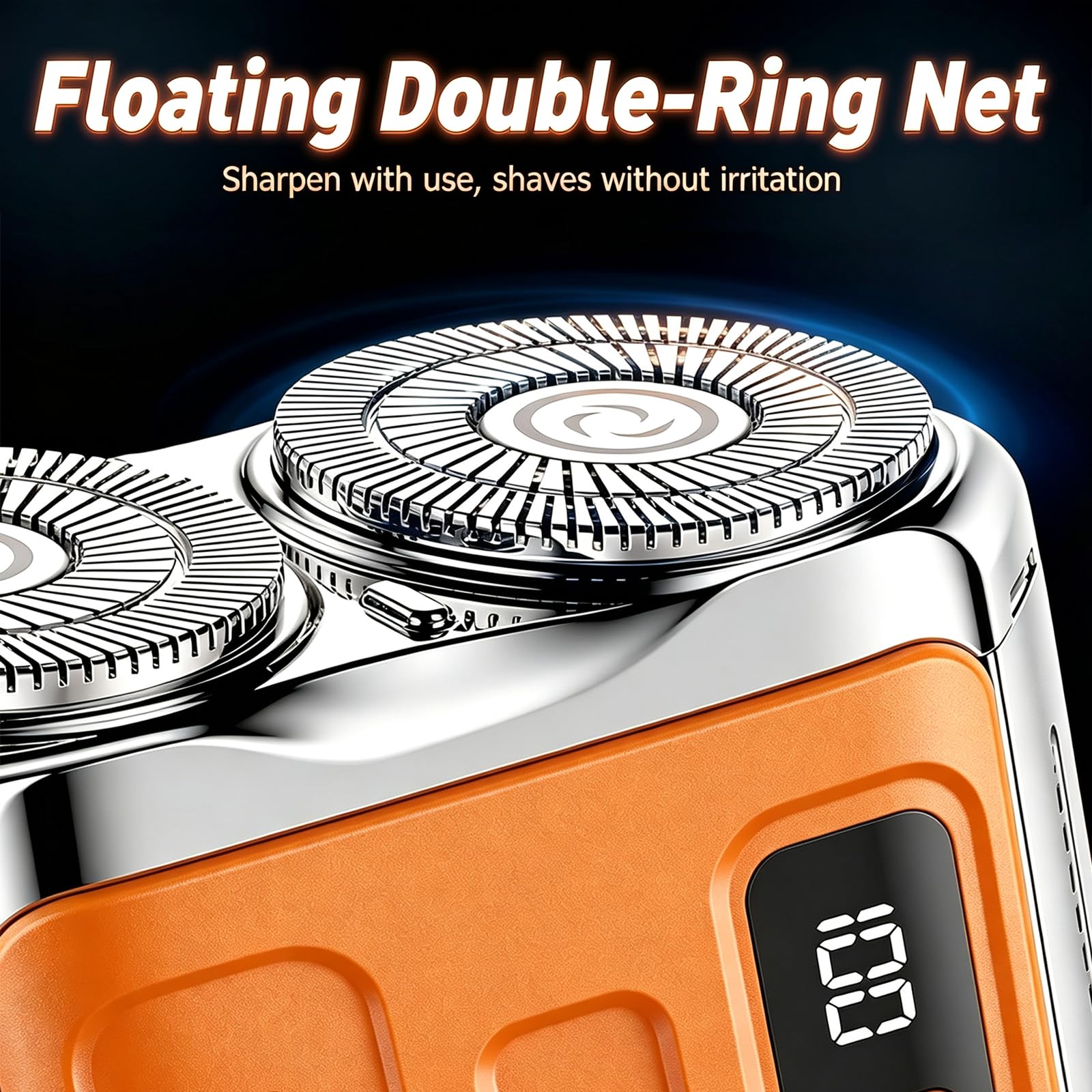 Rhycoma Mini Electric Shaver for Men with compact travel razor design, suitable for quick and easy shaving on the go.
