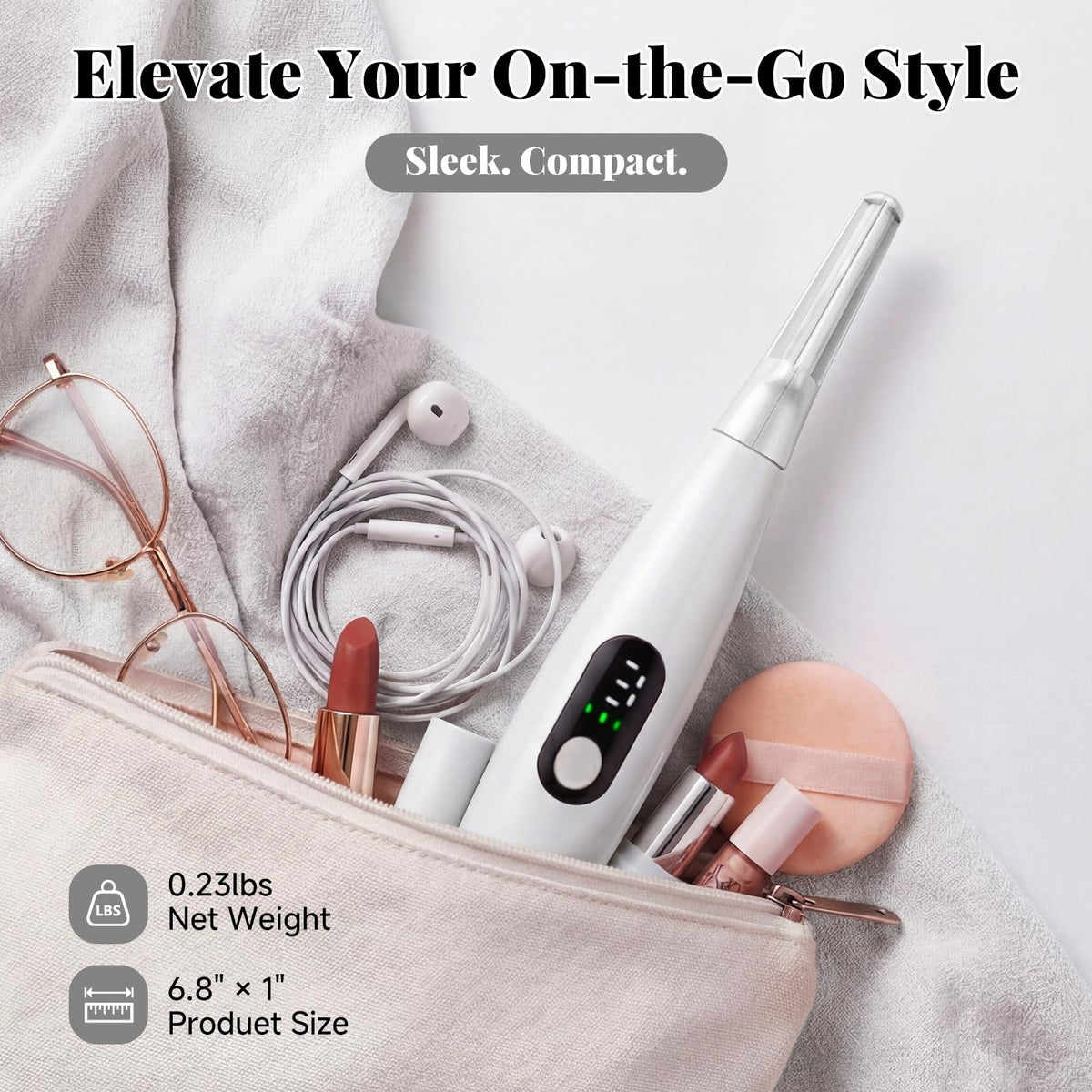 Sonic Dermaplane Razor for Women Face Peach Fuzz Removal - Cutemiss Official Imagery - 8