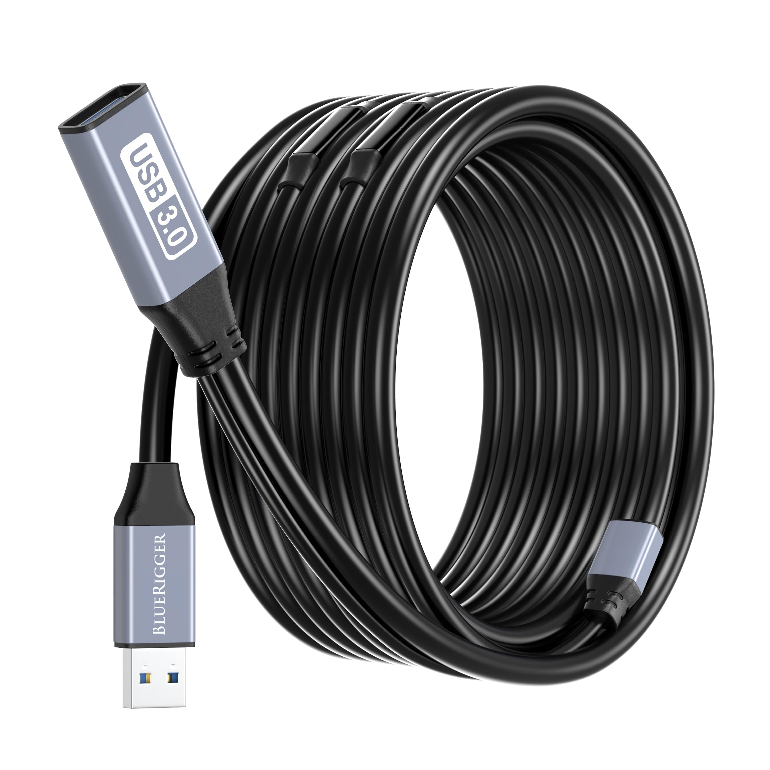 BlueRigger Active USB 3.0 Extension Cable 32FT - Long USB Extension Cable for - BlueRigger Official Product View 9