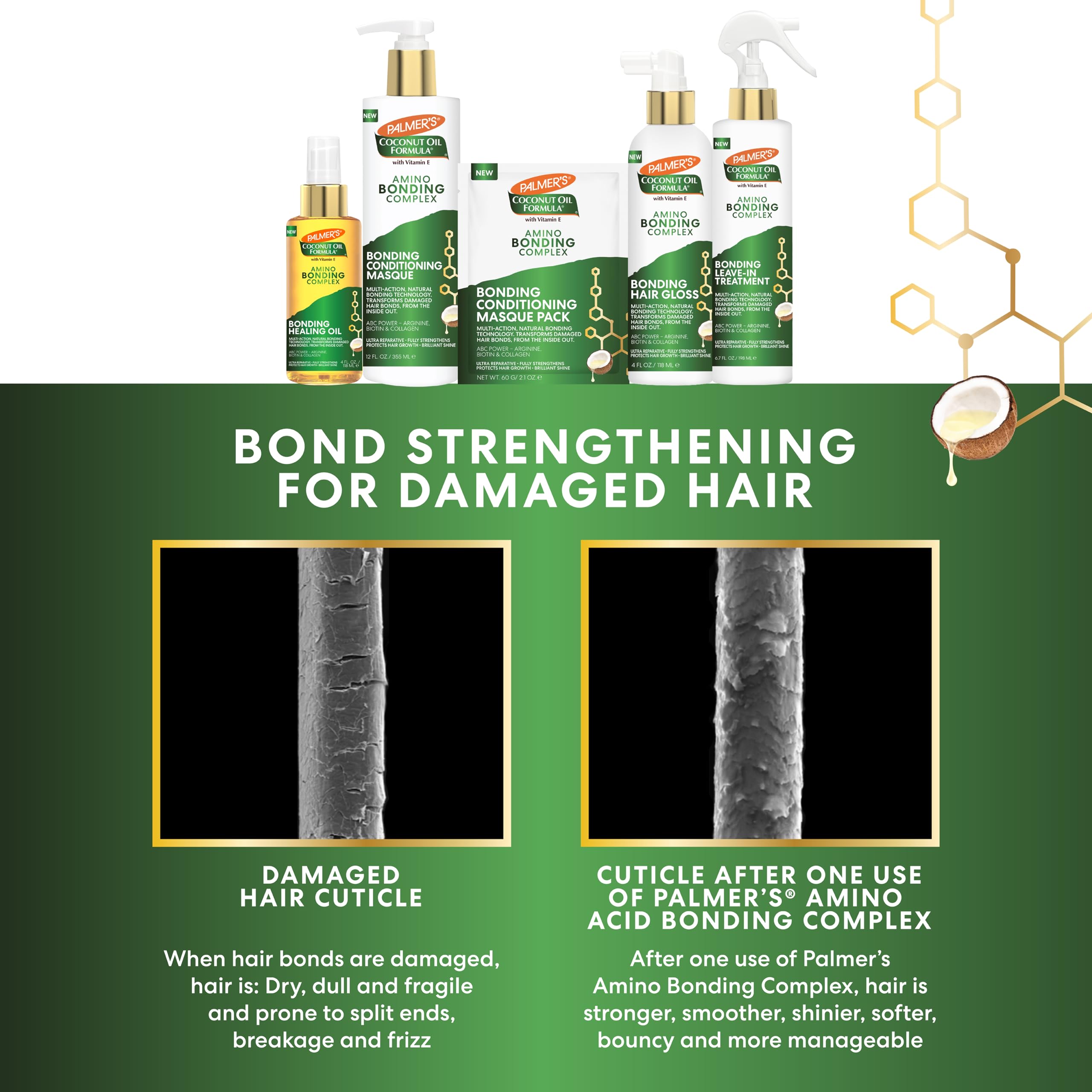 Palmer's Amino Bonding Hair Mask, Intense Conditioning Masque - Palmer's Official Product View 8