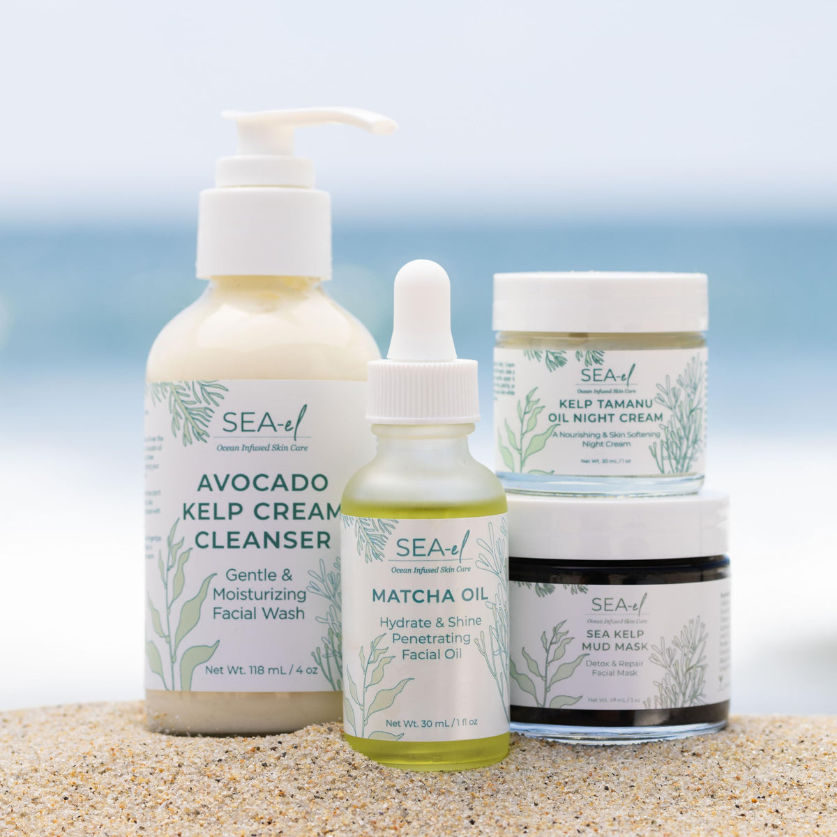 Sea El Kelp Tamanu Oil Night Cream Hydrating Face - Sea-El Official Imagery - 8