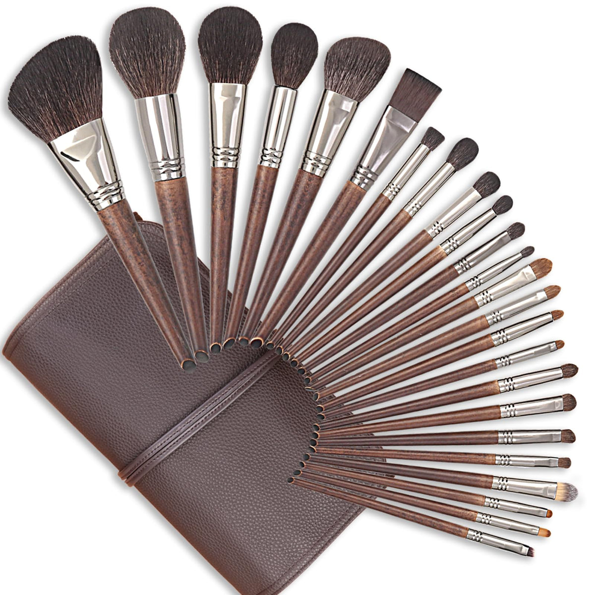 ENZO KEN Deluxe Professional Natural Goat Hair Makeup Brush - ENZO KEN Official Imagery - 2