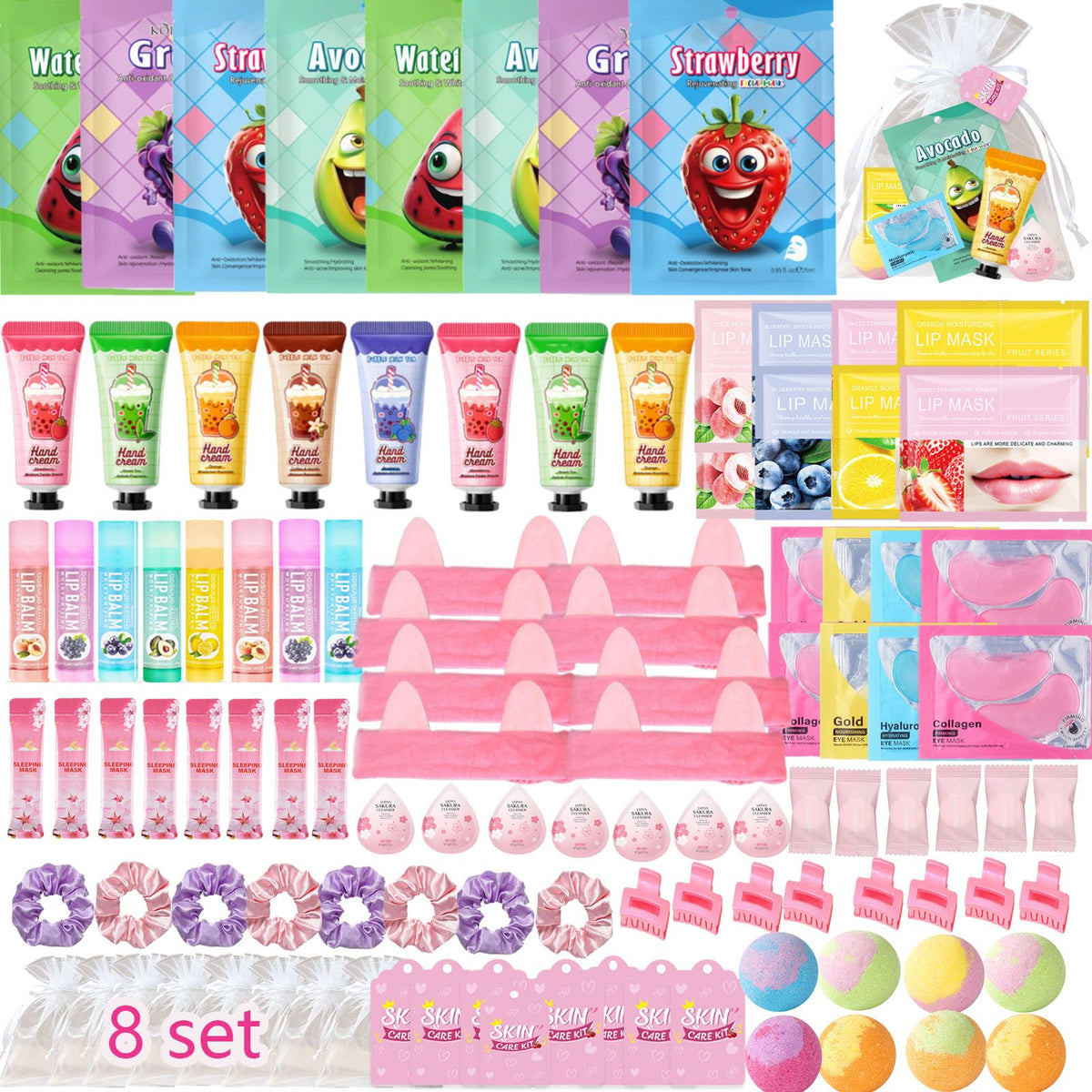 112PCS Spa Party Supplies for Girls Spa Party FavorsInclude - Aavlarla Official Imagery - 2