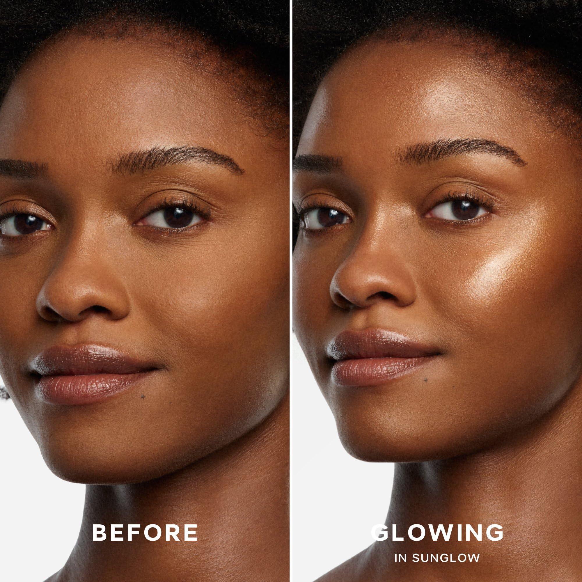 Saie Mini Glowy Super Gel Illuminating Face Makeup Primer, Sunglow - Saie Official Product View 3