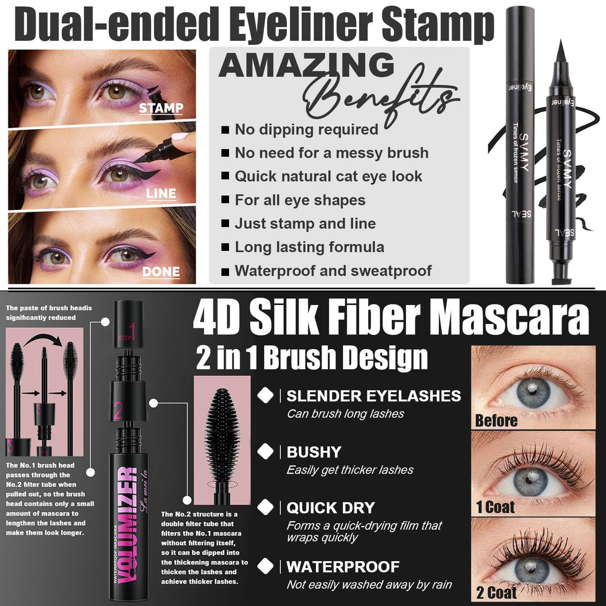 All in One Makeup Kit for Women Full Kit Travel Make Up Gift - NUIBO Official Imagery - 6
