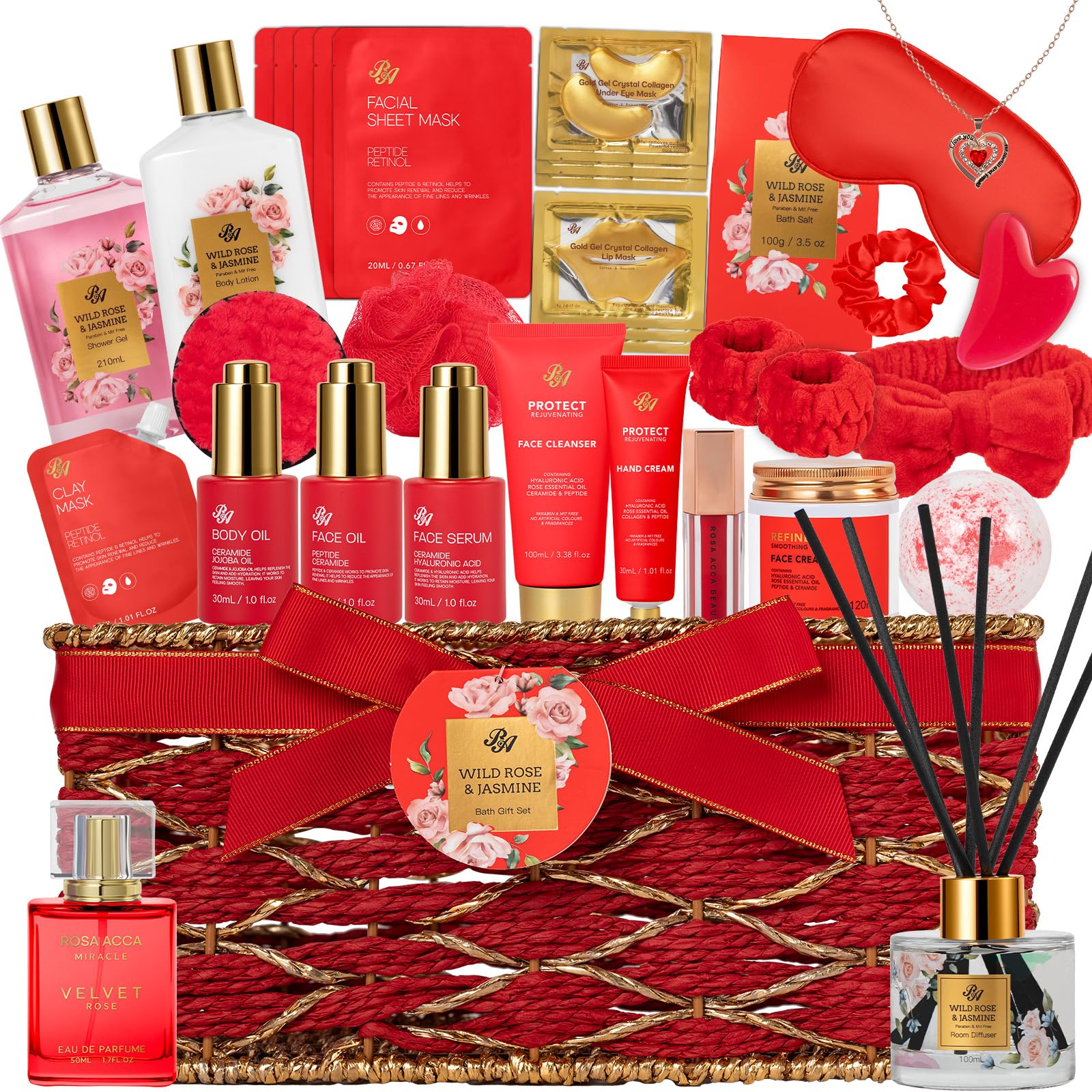 35 Pcs Gifts for Women, Lavender Bath &amp; Body Gift - RA ROSA ACCA