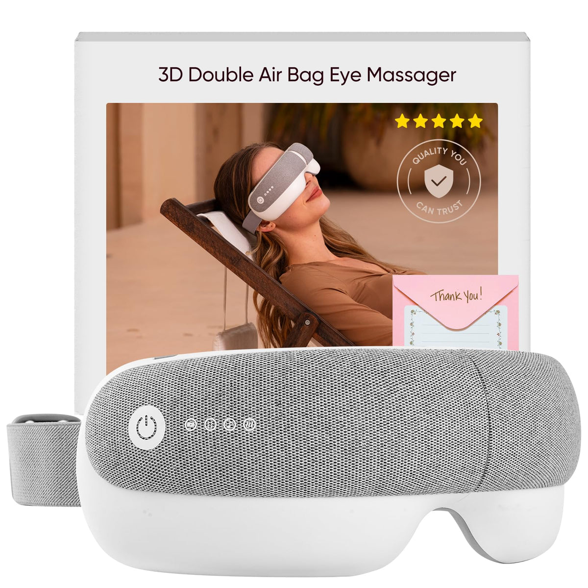 Eye Massager Bluetooth Heat Sleep mask Parents Gift Sets - Bridigi Official Imagery - 1