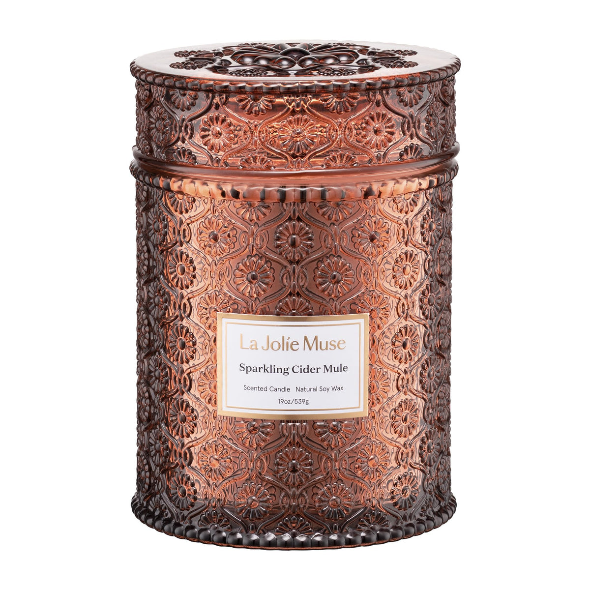 LA JOLIE MUSE Sparkling Cider Mule Scented Candles for Home - LA JOLIE MUSE Official Imagery - 2