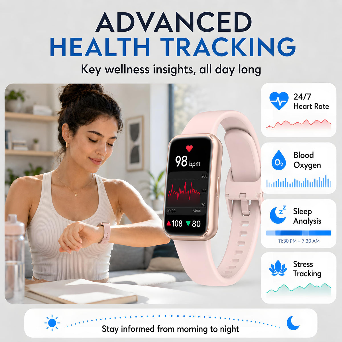 Fitness Tracker for Men Women with 1 47 HD Display Heart - Motivaris Official Imagery - 4