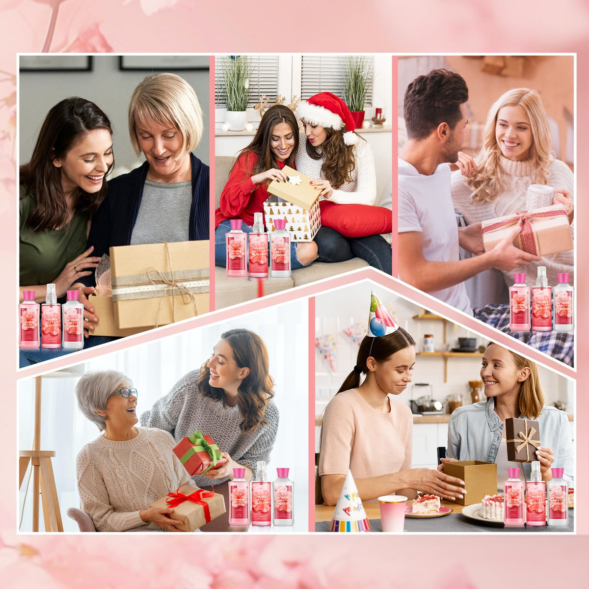 Japanese Cherry Blossom Bath Set for Women Shower Gel Lotion - Premium Selection Official Imagery - 8