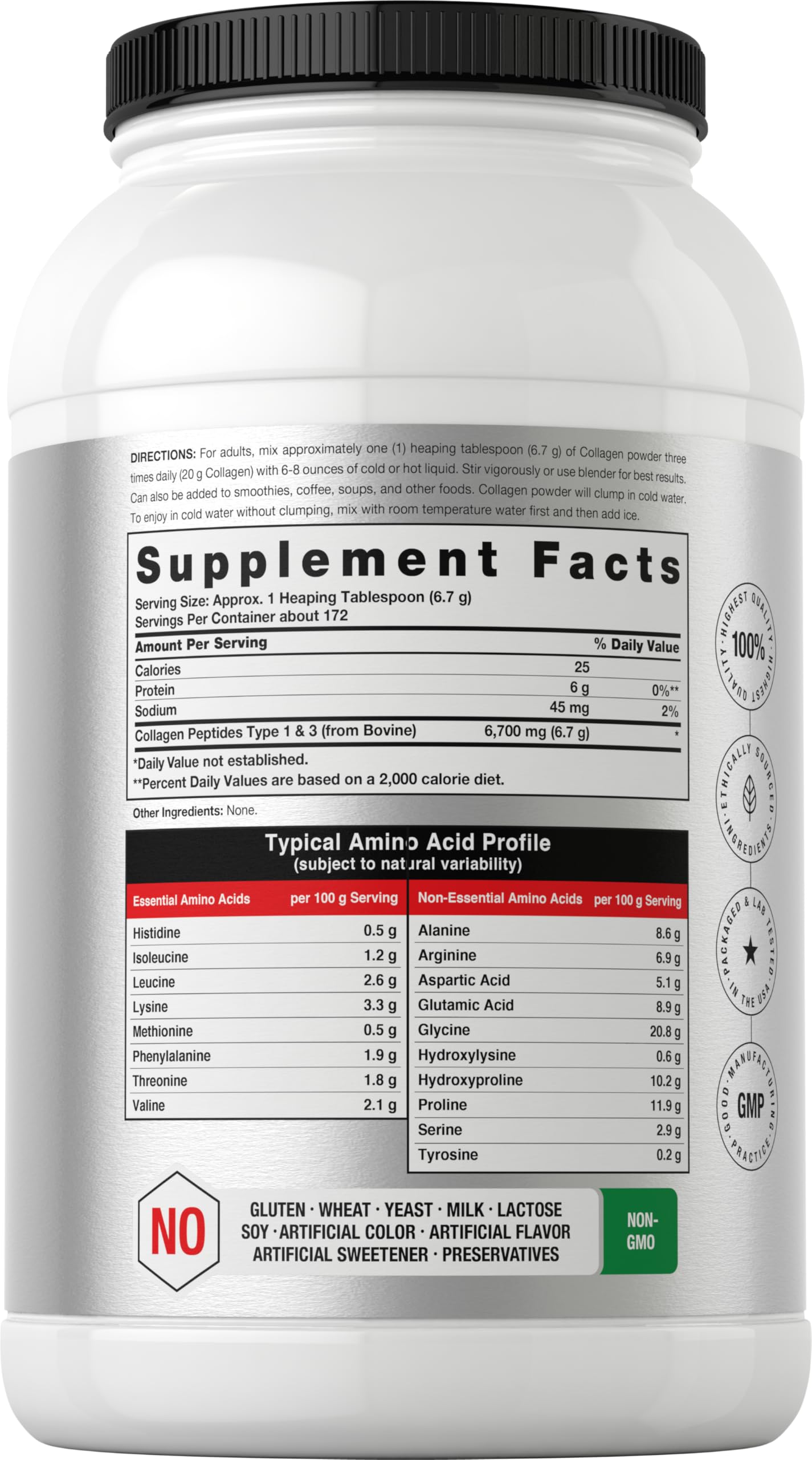 Horbaach Collagen Peptides Powder 40 oz - Horbäach Official Imagery - 3