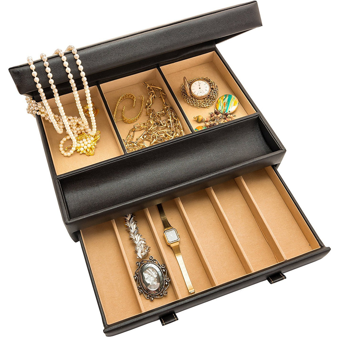 Stock Your Home Mens Valet Tray Men s Jewelry Box Night - Stock Your Home Official Imagery - 4