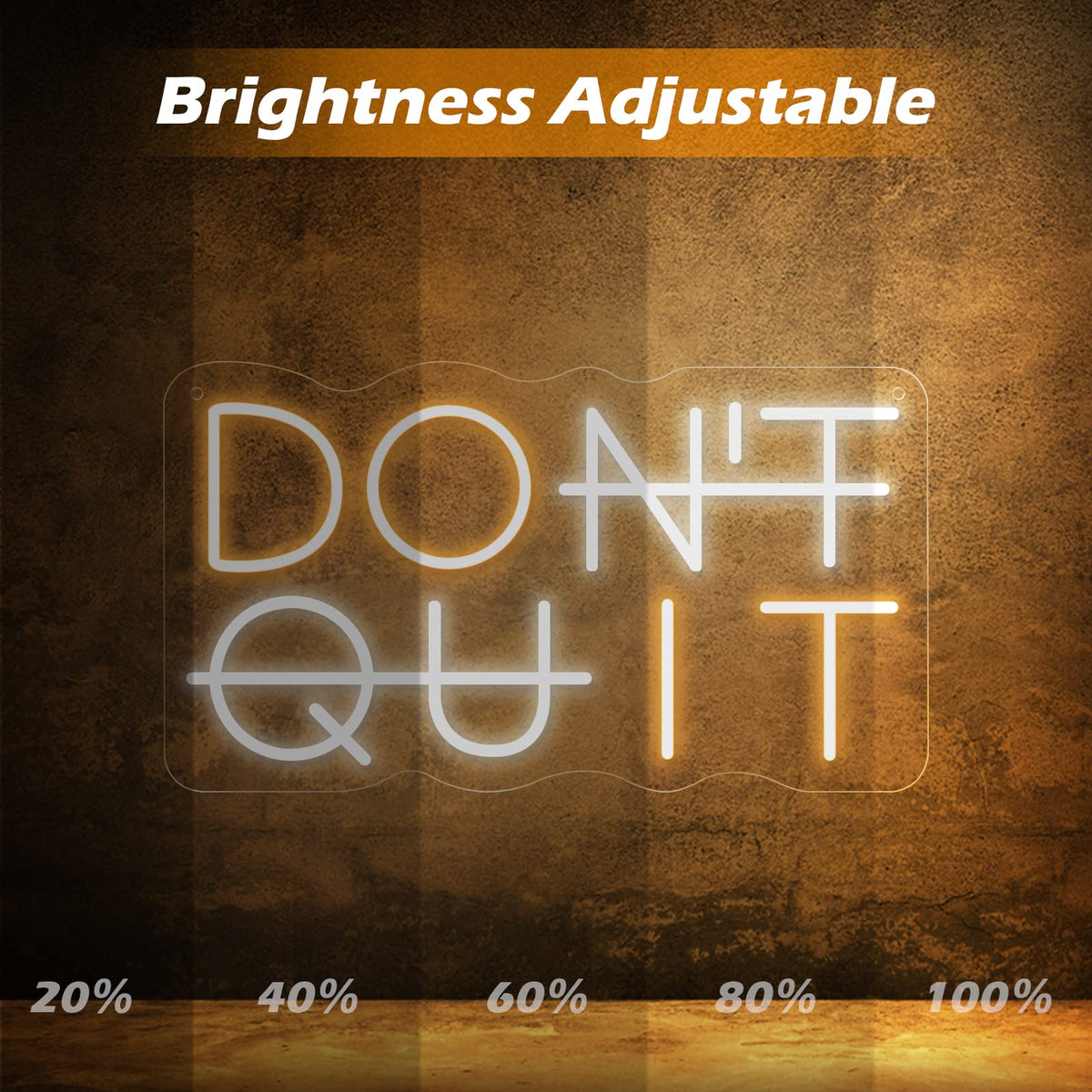 Don t Quit LED Neon Sign for Wall Decor DO IT Neon Lights - YIKBIK Official Imagery - 5