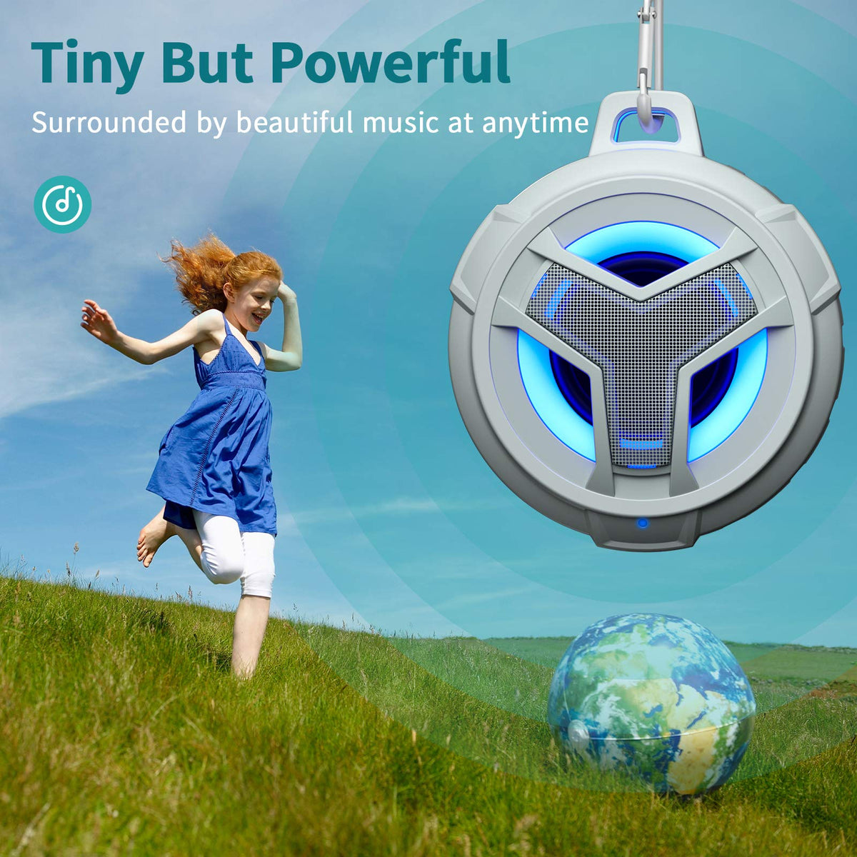 EBODA Waterproof Speaker Bluetooth Shower Portable Birthday - EBODA Official Imagery - 7