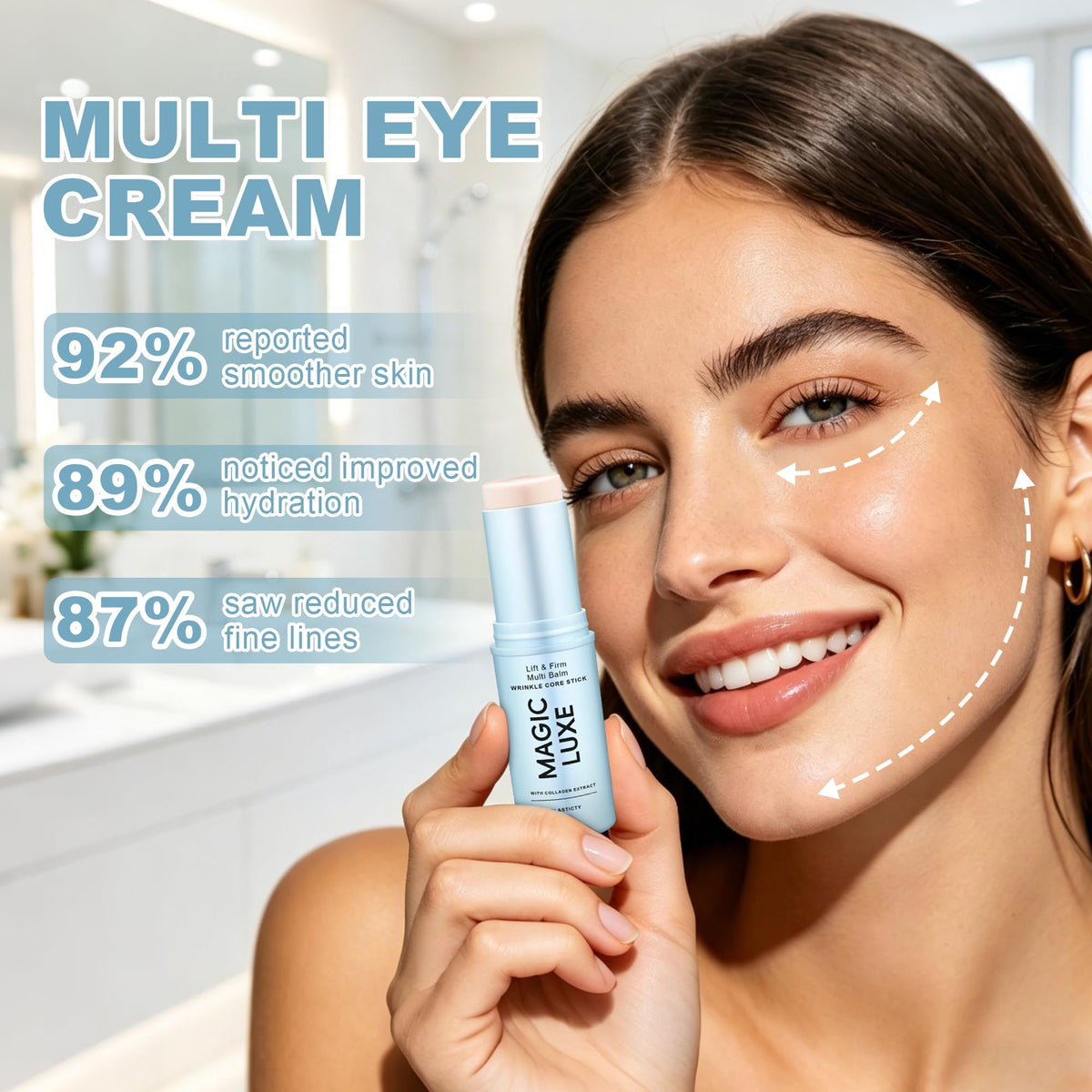 Magic Luxe Korean Under Eye Balm Stick Luxe Under Eye Balm - MAGIC LUXE OIL Official Imagery - 6