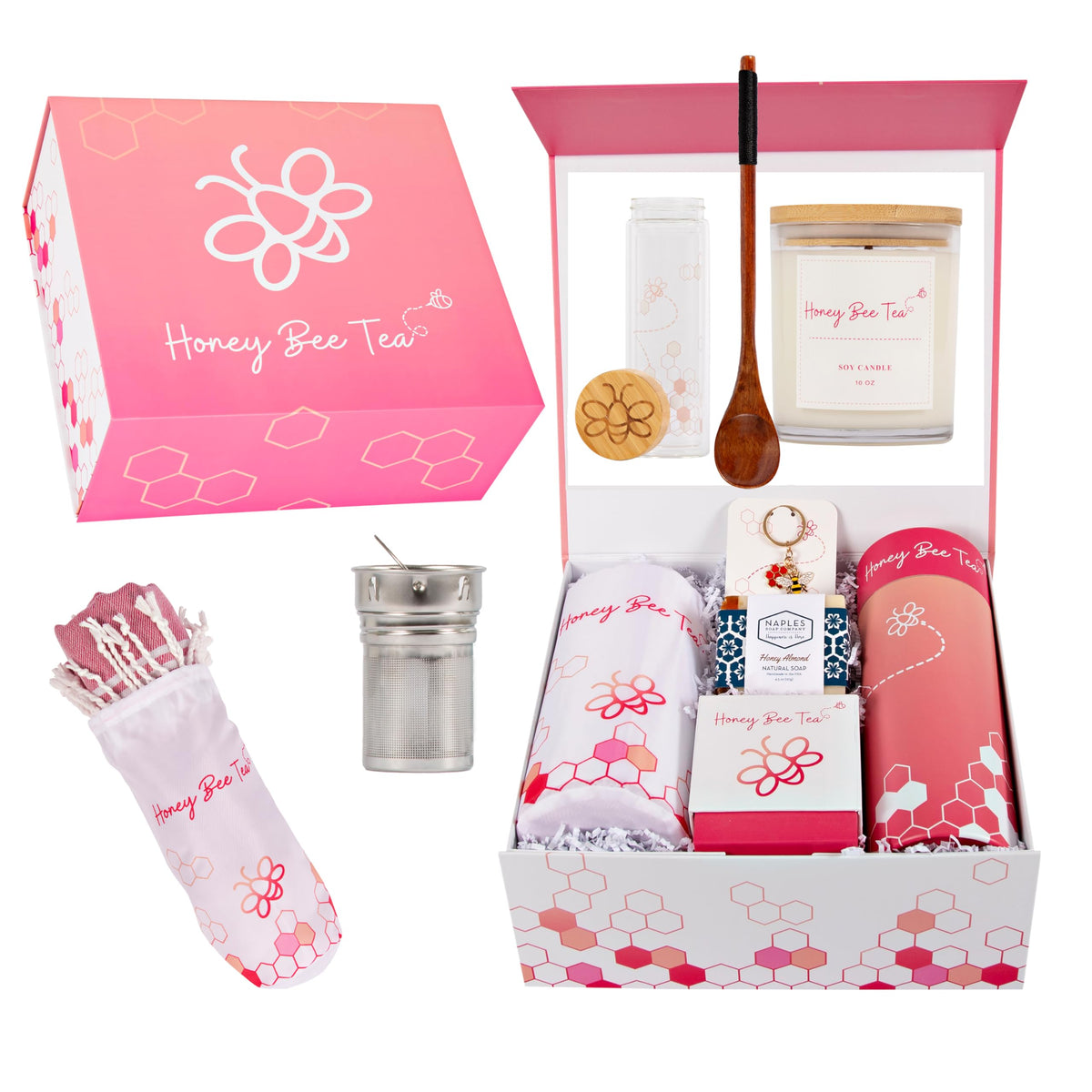 Mother s Day Mom Birthday Bridesmaid Graduation 7 Piece Gift - Honey Bee Tea Official Imagery - 2
