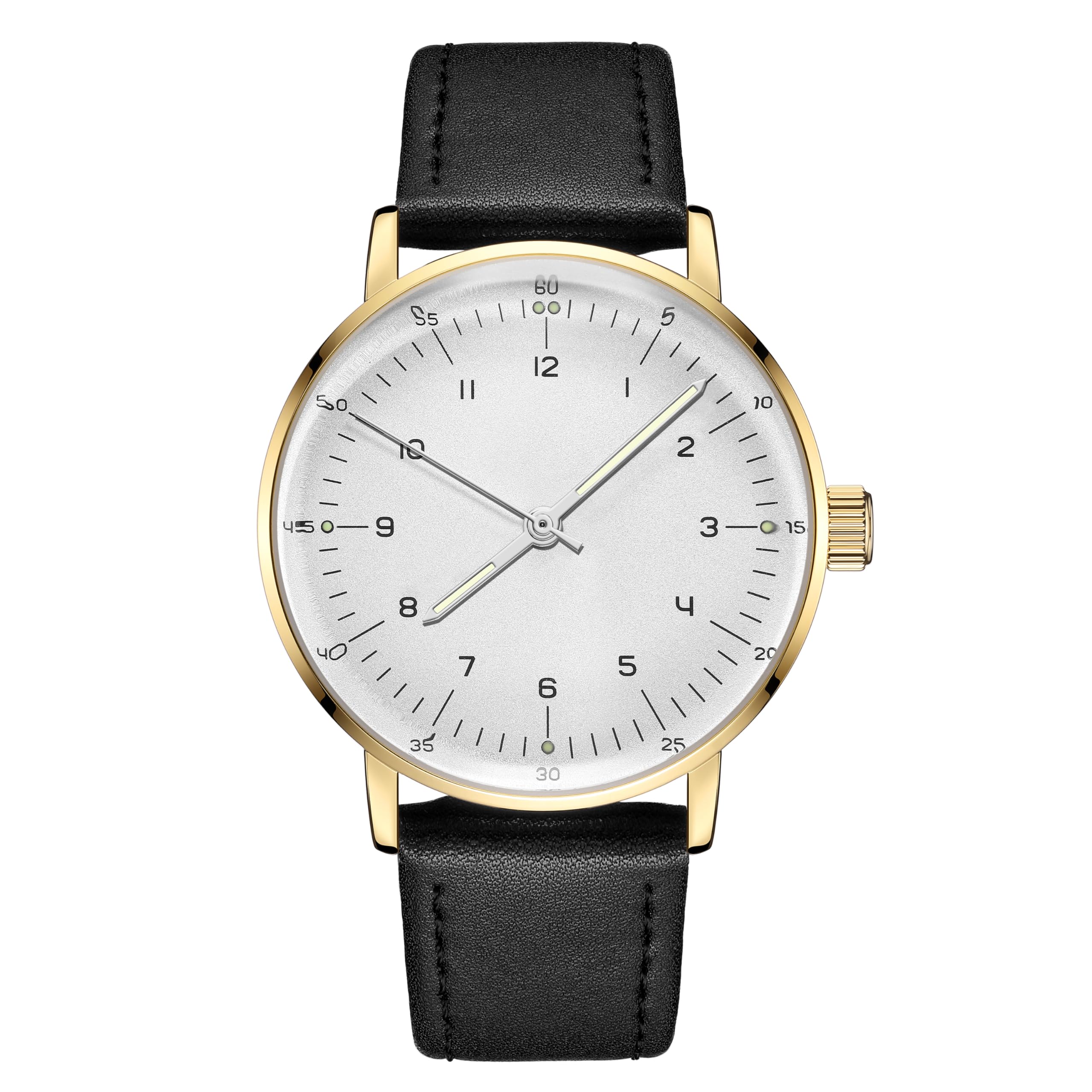 Boyarca Vintage Mechanical Watch with Domed Glass Watch Mirror - Product Imagery