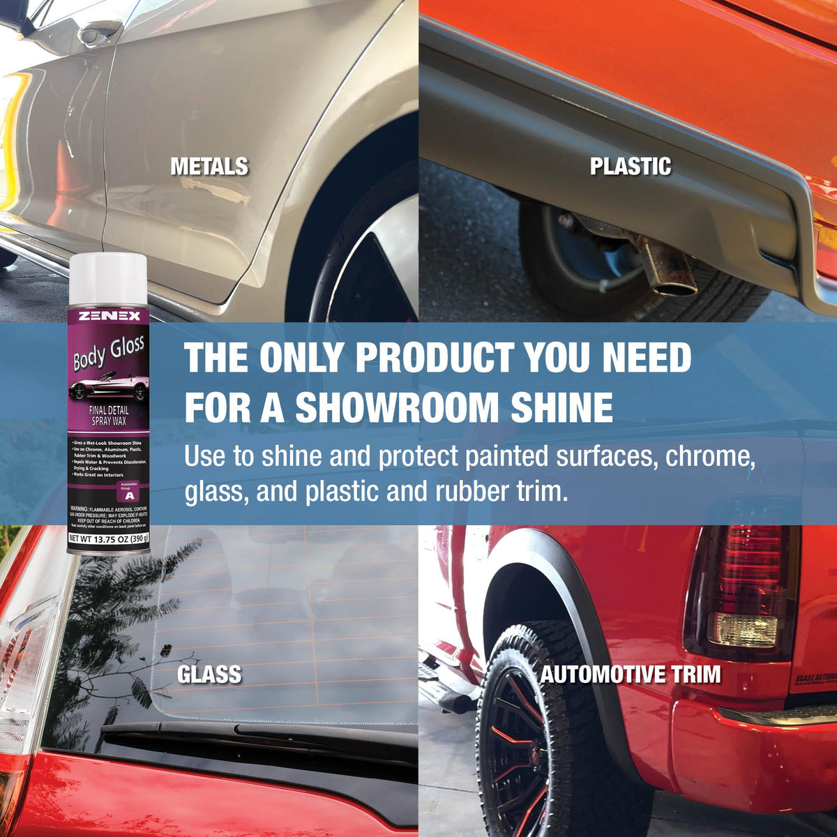 Zenex Body Gloss Final Detail Spray Wax - Zenex Official Imagery - 4