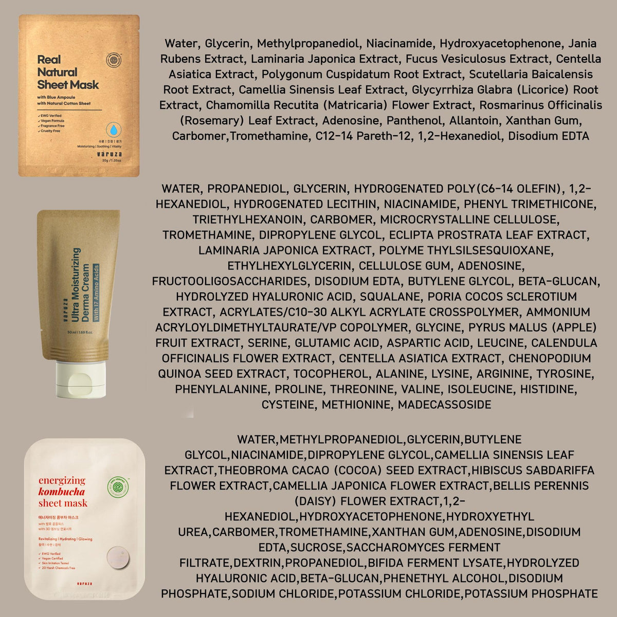 EWG Verified Varuza Ultimate Skincare Essentials - varuza Official Imagery - 8