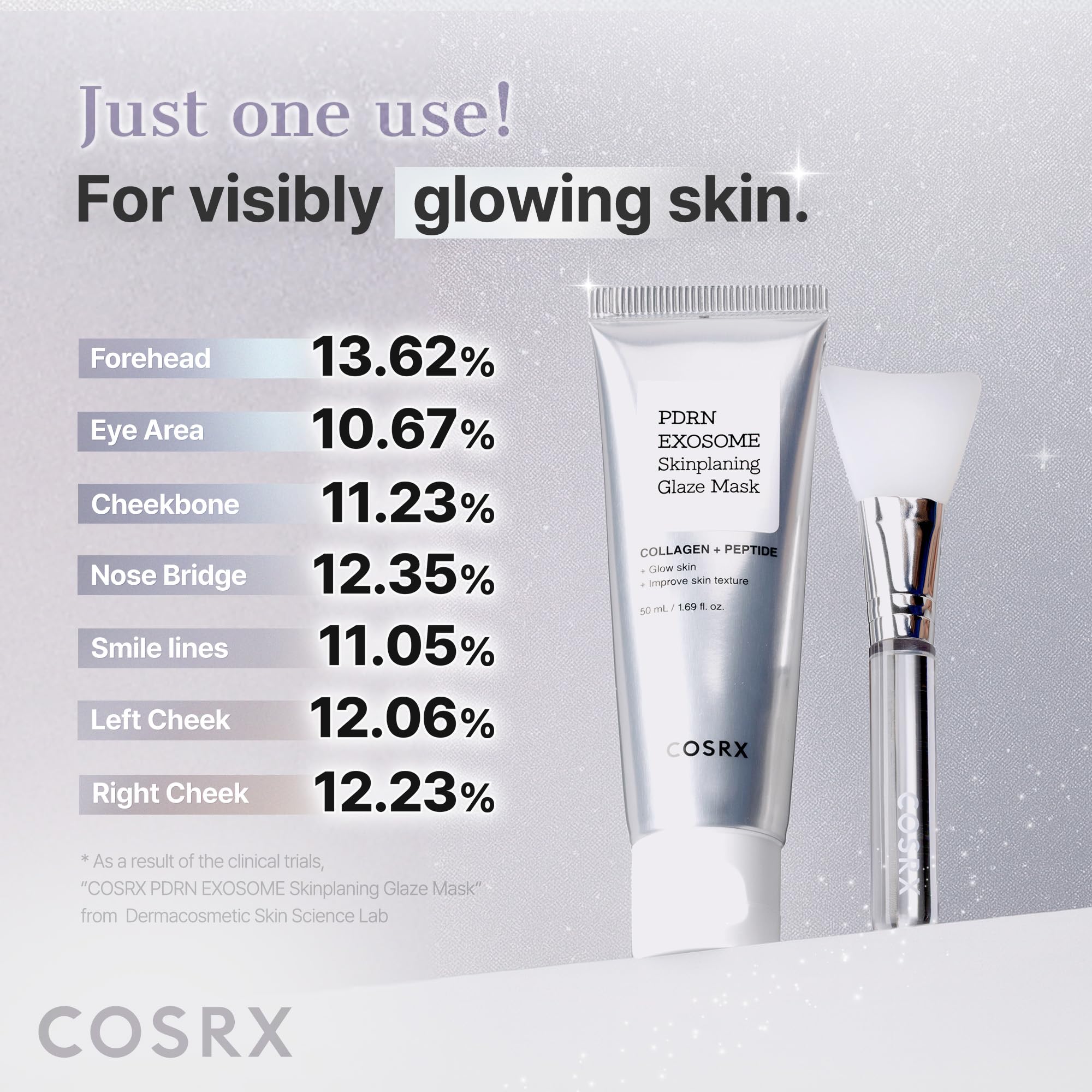 COSRX PDRN Exosome Overnight Face Mask, Korean Glass Skin Glow, 1.69 fl oz - COSRX Official Product View 9