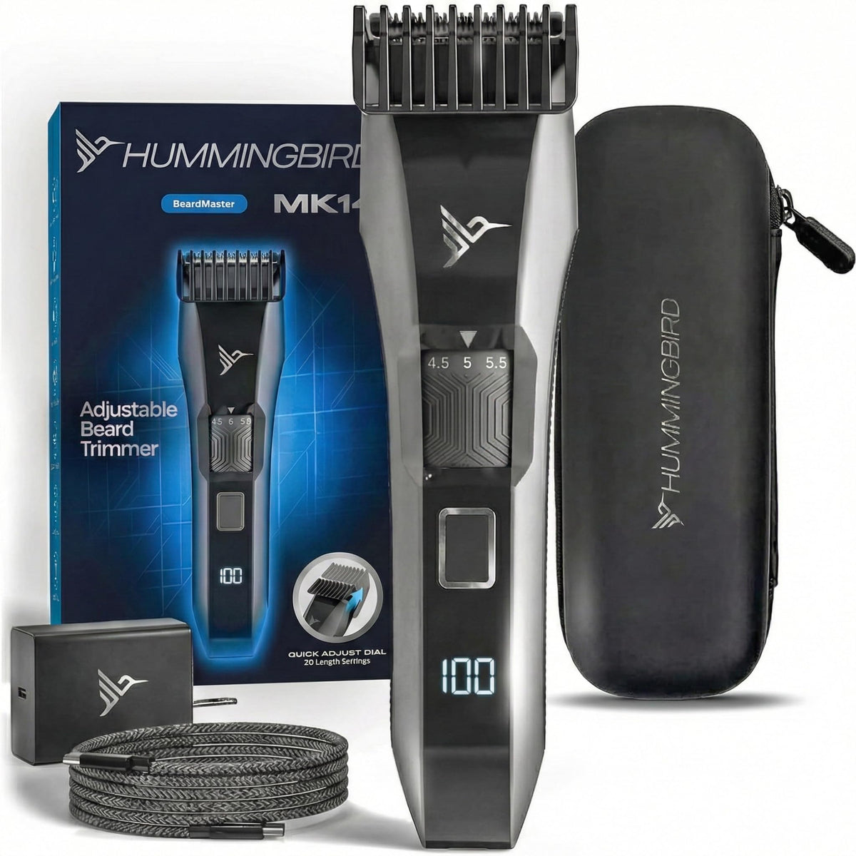 HUMMINGBIRD MK14 BeardMaster Premium Beard Trimmer for Men - HUMMINGBIRD Official Imagery - 1