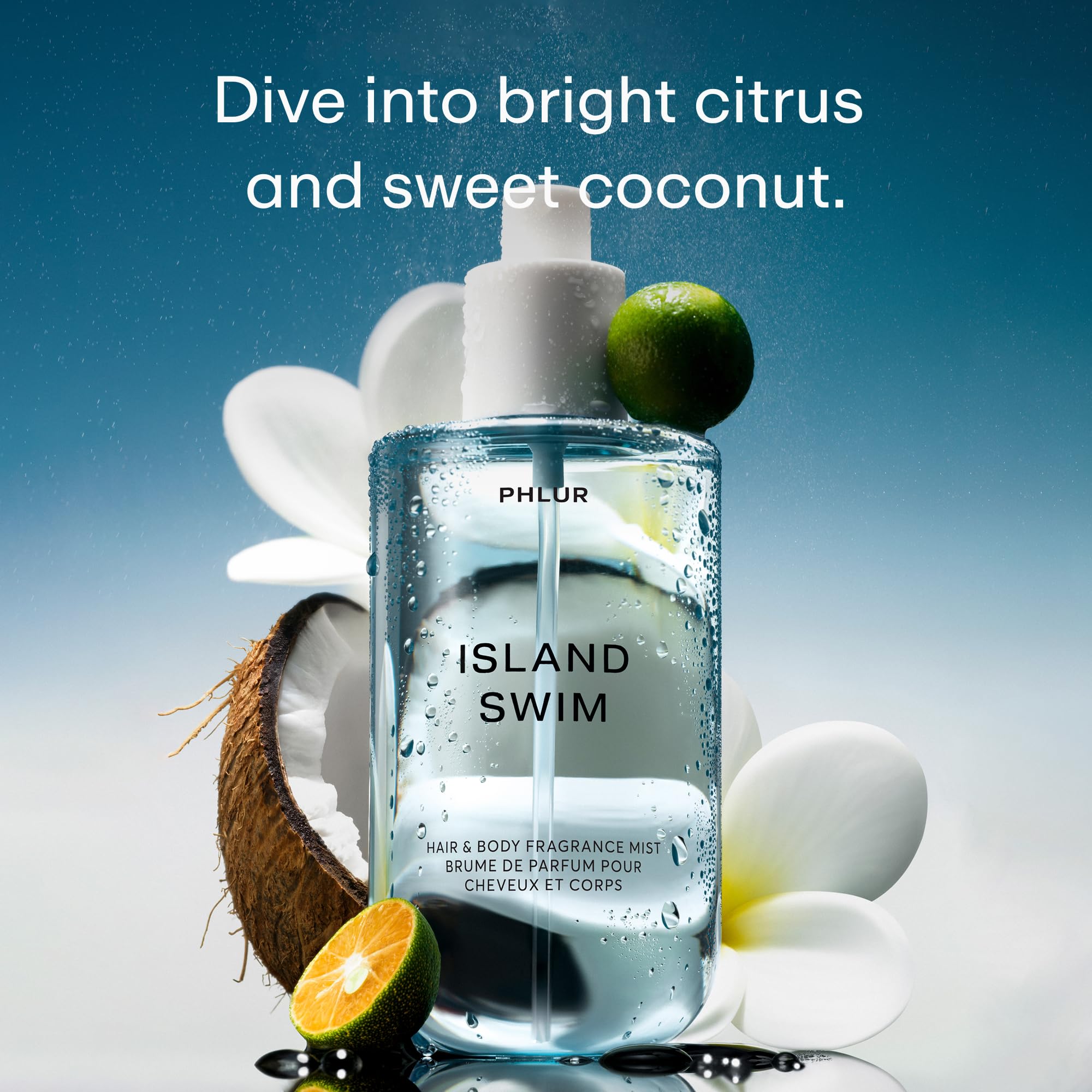 PHLUR Island Swim Body Mist 8 Fl Oz - PHLUR Official Imagery - 3