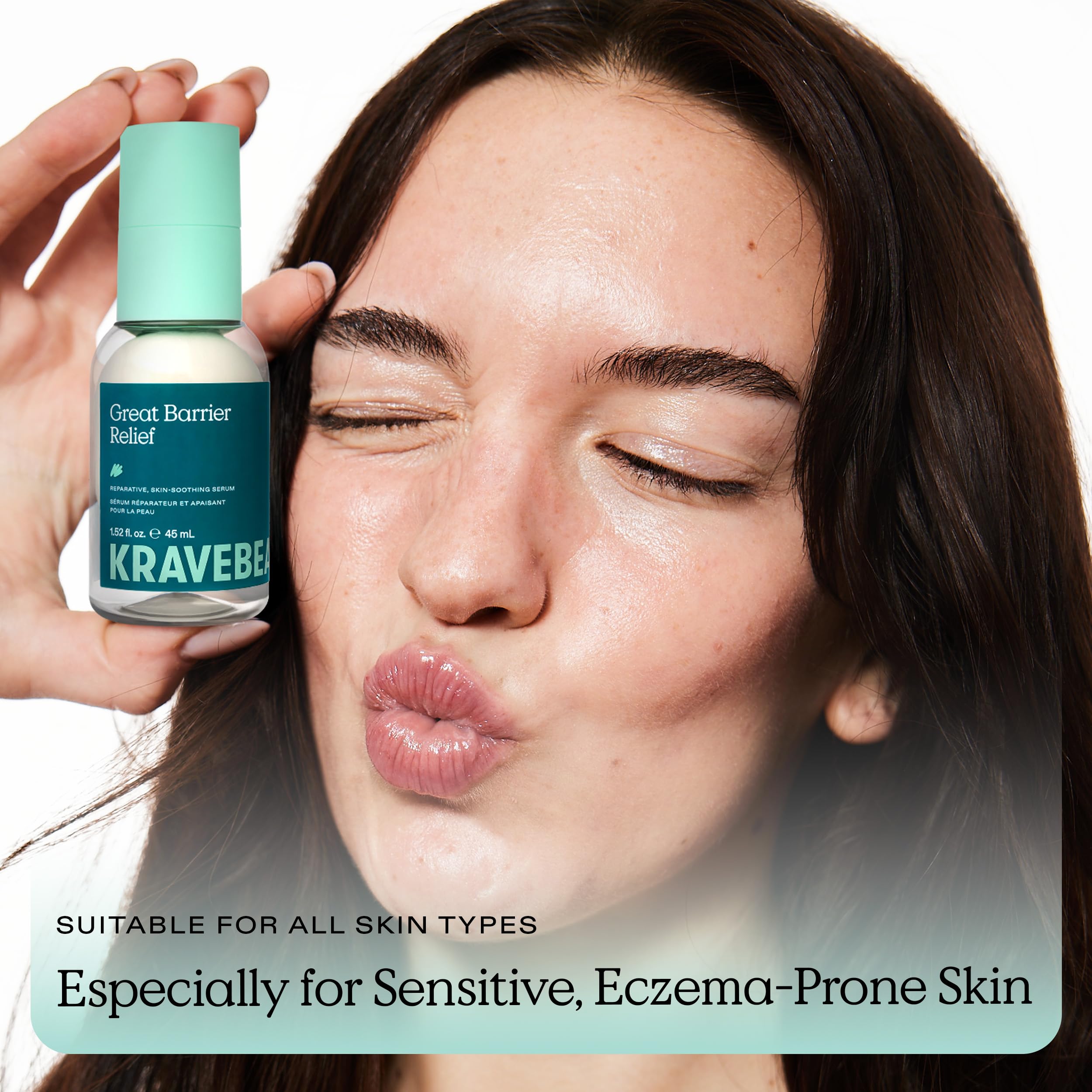 KraveBeauty Great Barrier Relief Face Serum for Dry, Sensitive - KraveBeauty