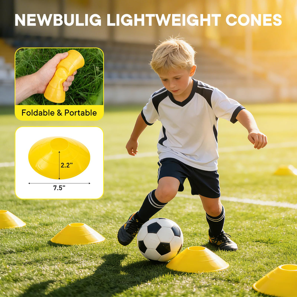 NEWBULIG Agility Ladder Speed Training Equipment Football - NEWBULIG Official Imagery - 4