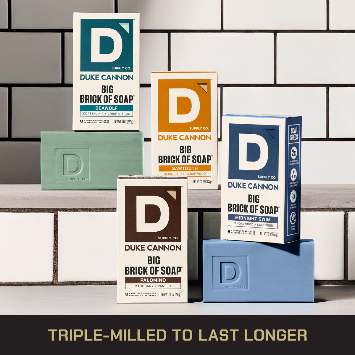 Duke Cannon Big Brick of Soap Variety Pack Midnight Swim - Duke Cannon Supply Co. Official Imagery - 6