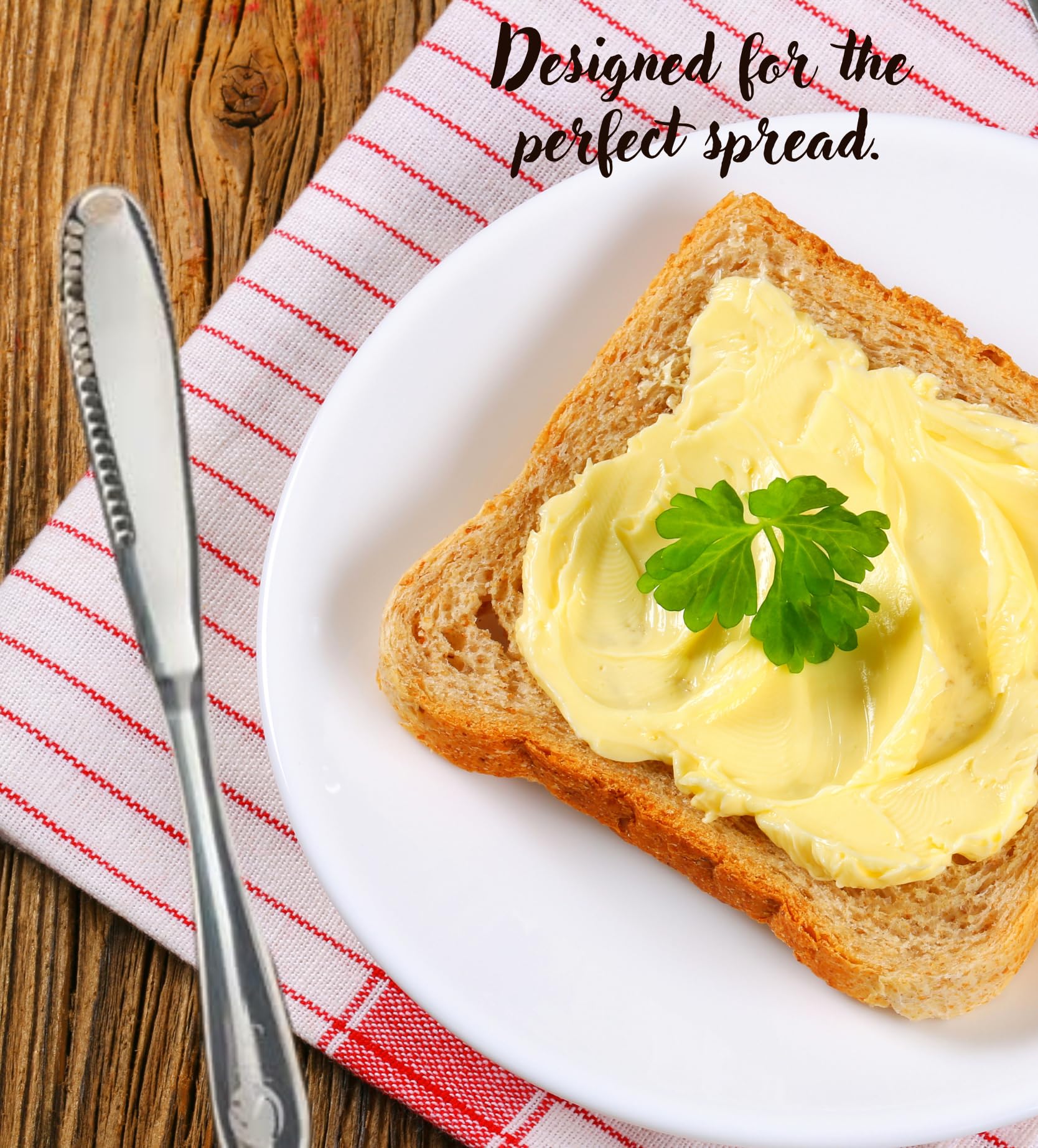 Simple preading Stainless Steel Butter Spreader, Butter Knife - 3 in 1 - View 2