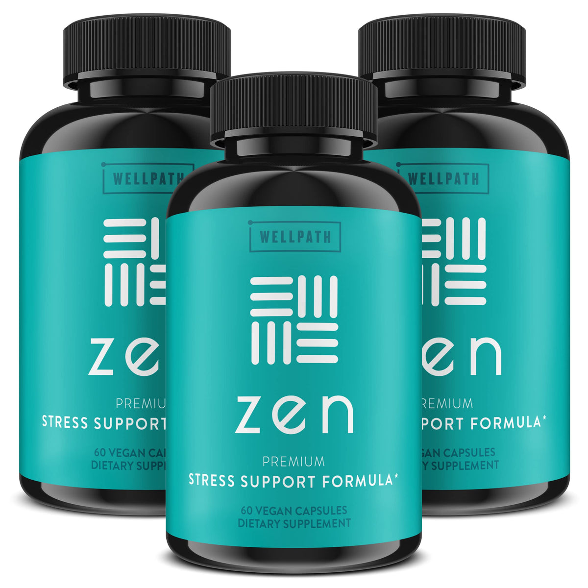Zen Stress Relief Mood Support with Ashwagandha Rhodiola - WellPath Official Imagery - 8