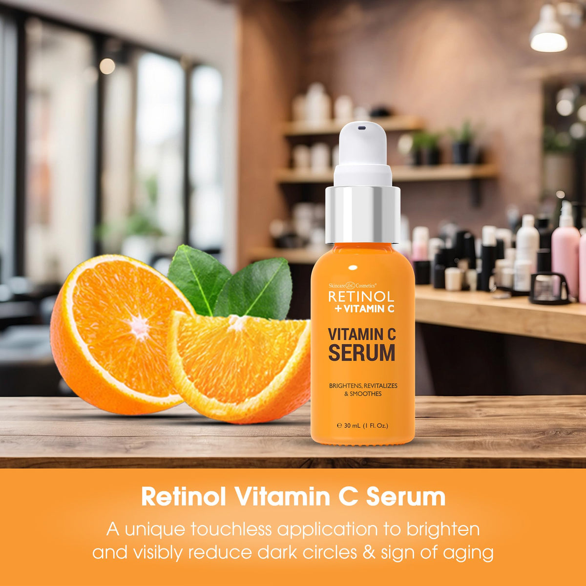 LIVAURA Retinol Vitamin C Face Serum - Retinol Official Imagery - 3