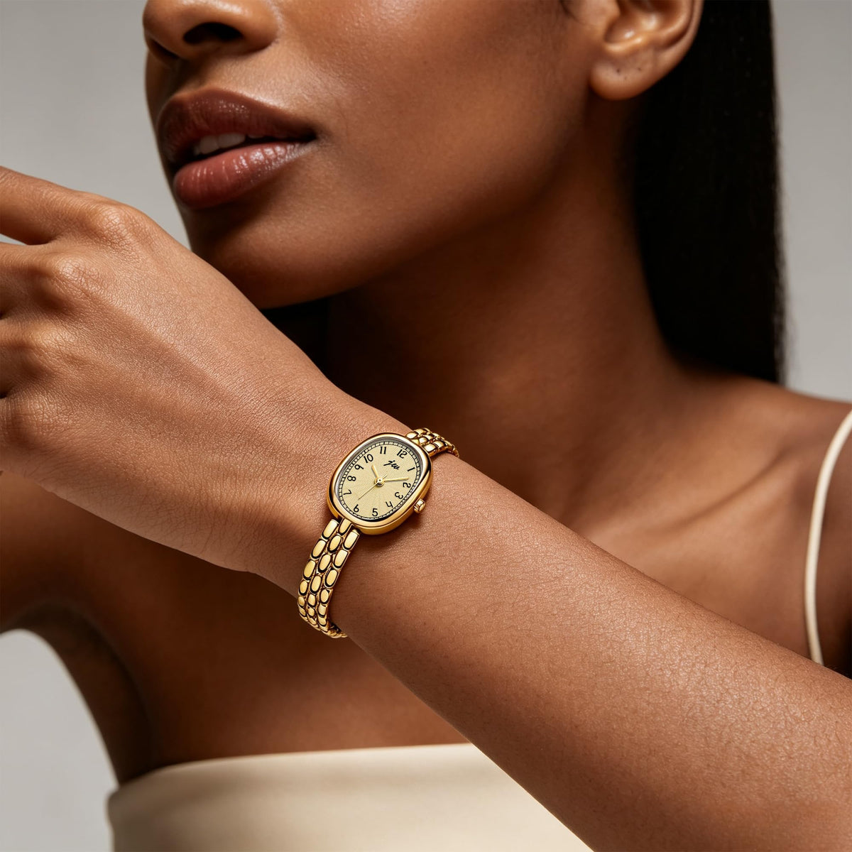 Women s Watches Gold Small Oval Dainty Wrist Watch for - Asdppe Official Imagery - 4