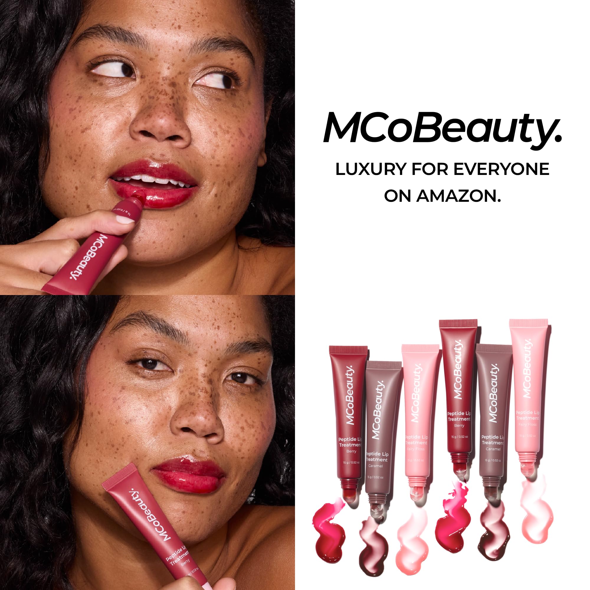 MCoBeauty Peptide Lip Treatment - Latte Plumping Lip Gloss Balm - MCoBeauty Official Product View 8