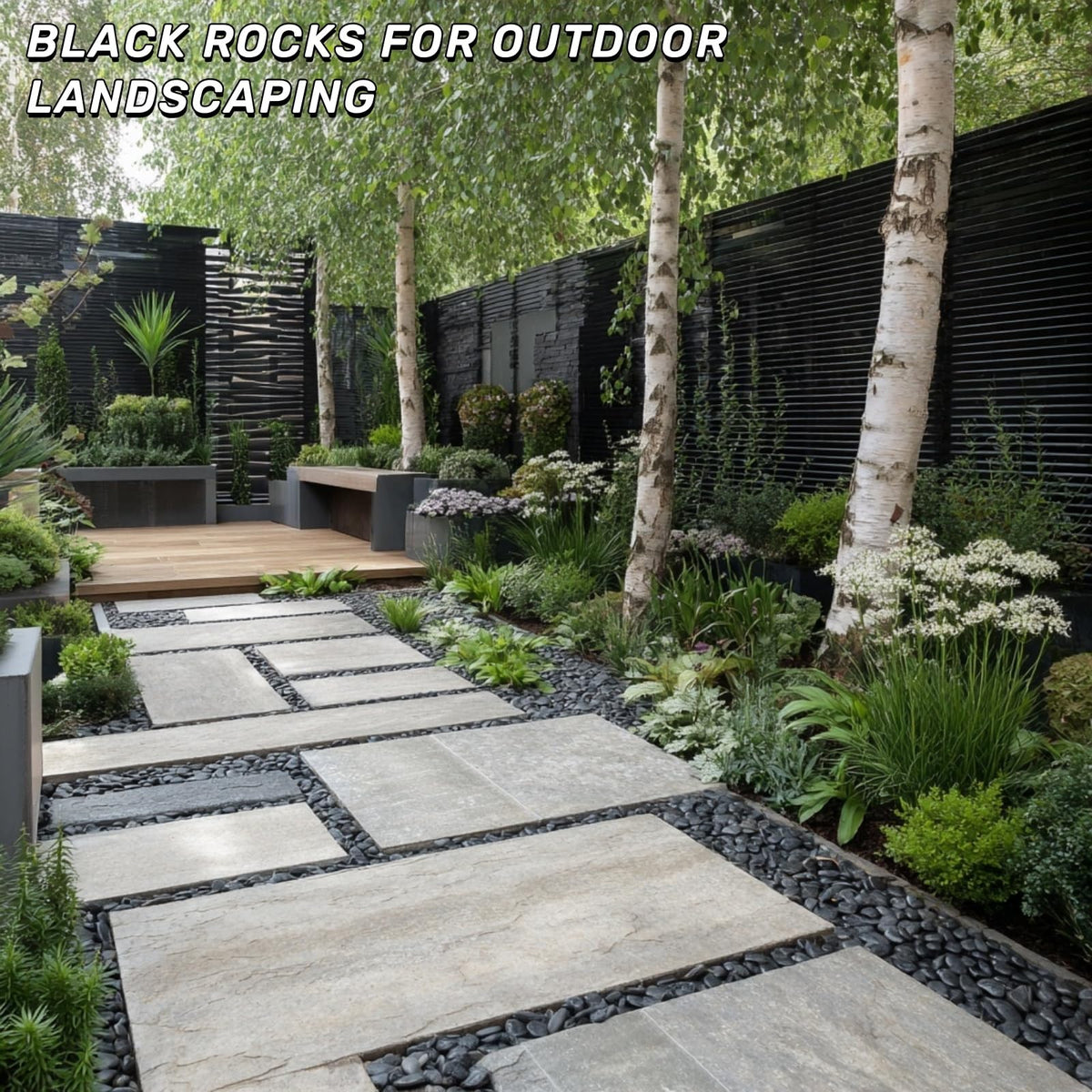 NUPICK 16lb Black River Rocks 1 2 Inch Pebbles for Indoor - NUPICK Official Imagery - 5