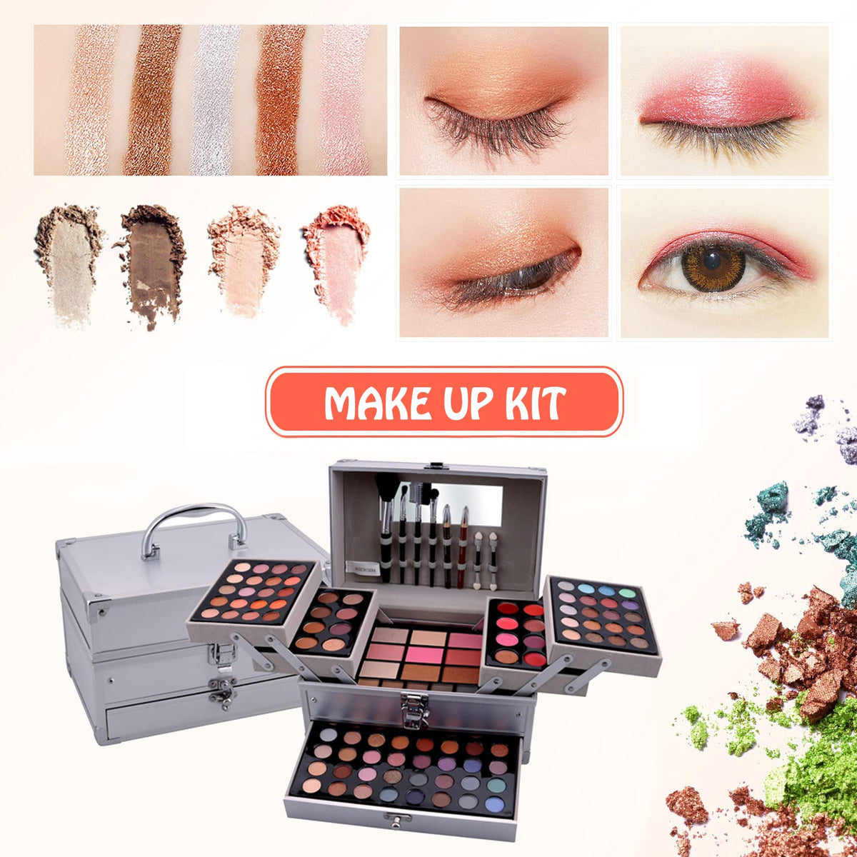 All in One Make up Box Set Multi purpose Cosmetic Storage - JasCherry Official Imagery - 8