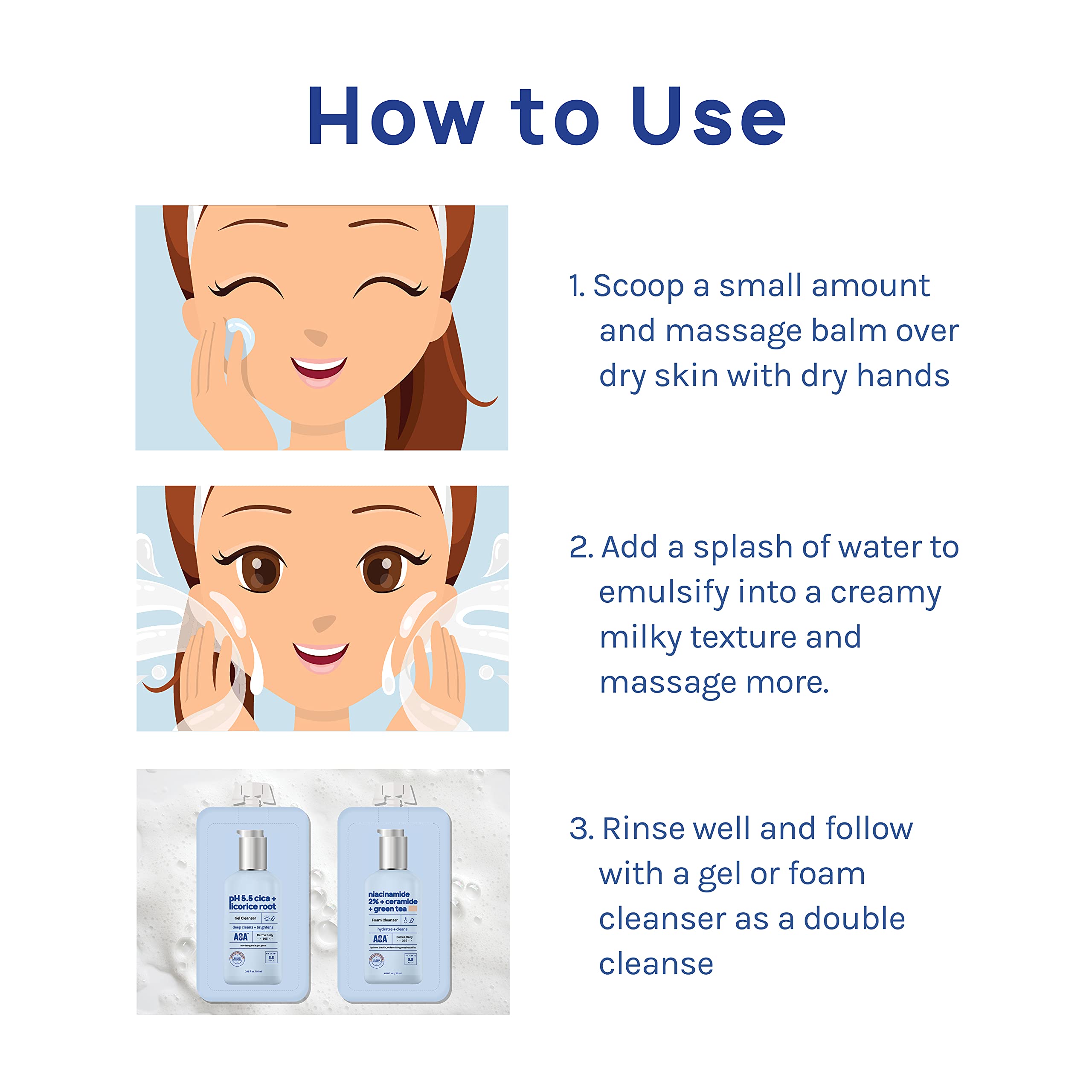 AOA STUDIO Green Tea &amp; Vitamin E Cleansing Balm, Waterproof - AOA STUDIO